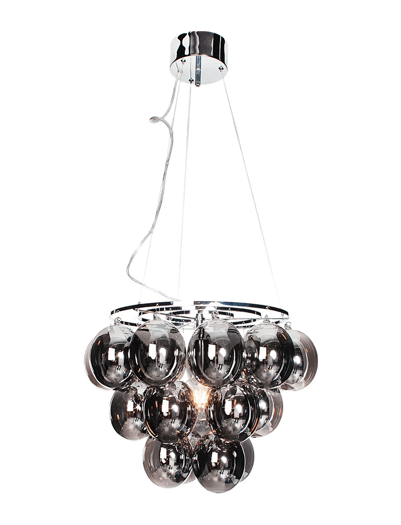 By Rydéns - Bubbles Pendant light - pendellampen - chrome/smoke - 0