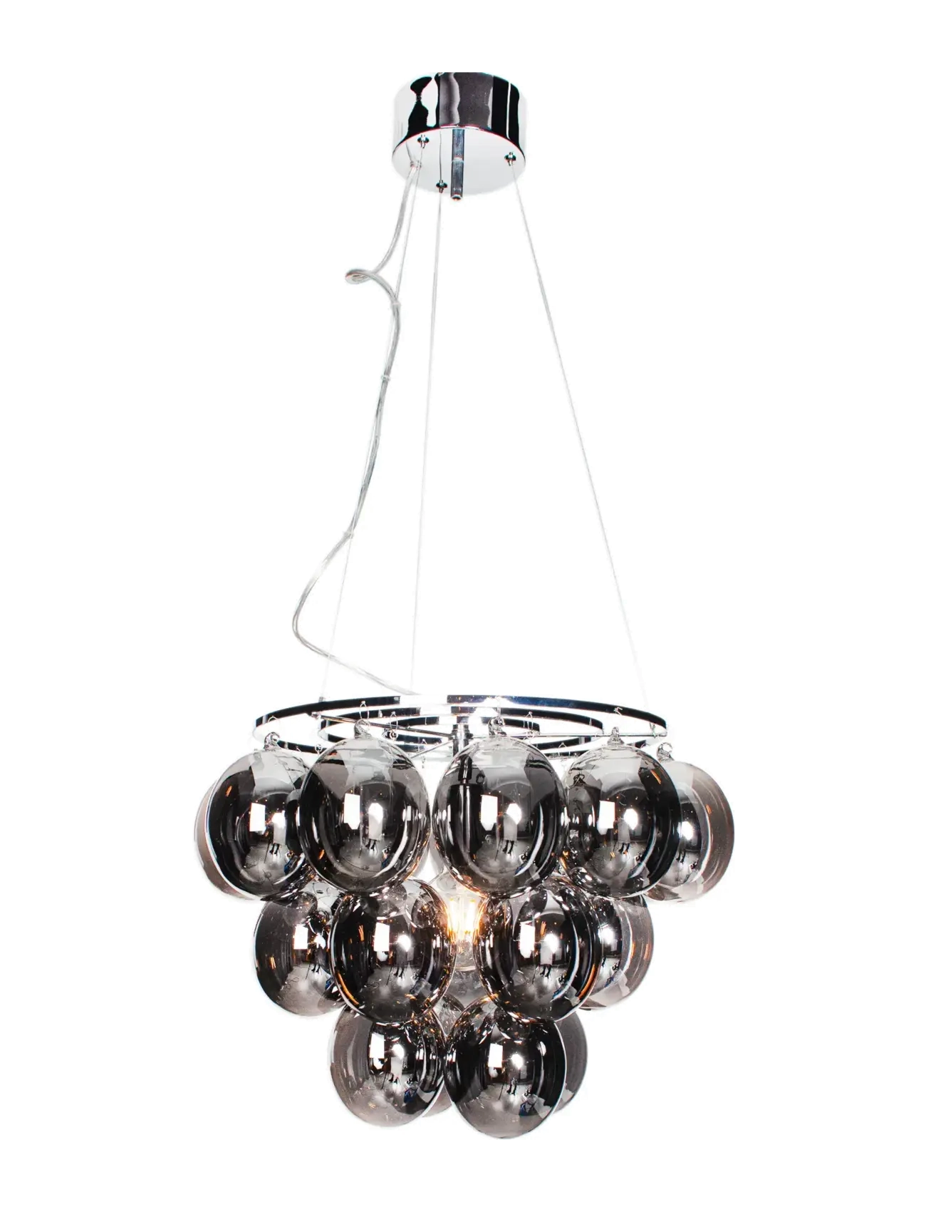 By Rydéns - Bubbles Pendant light - laevalgustid - chrome/smoke - 0