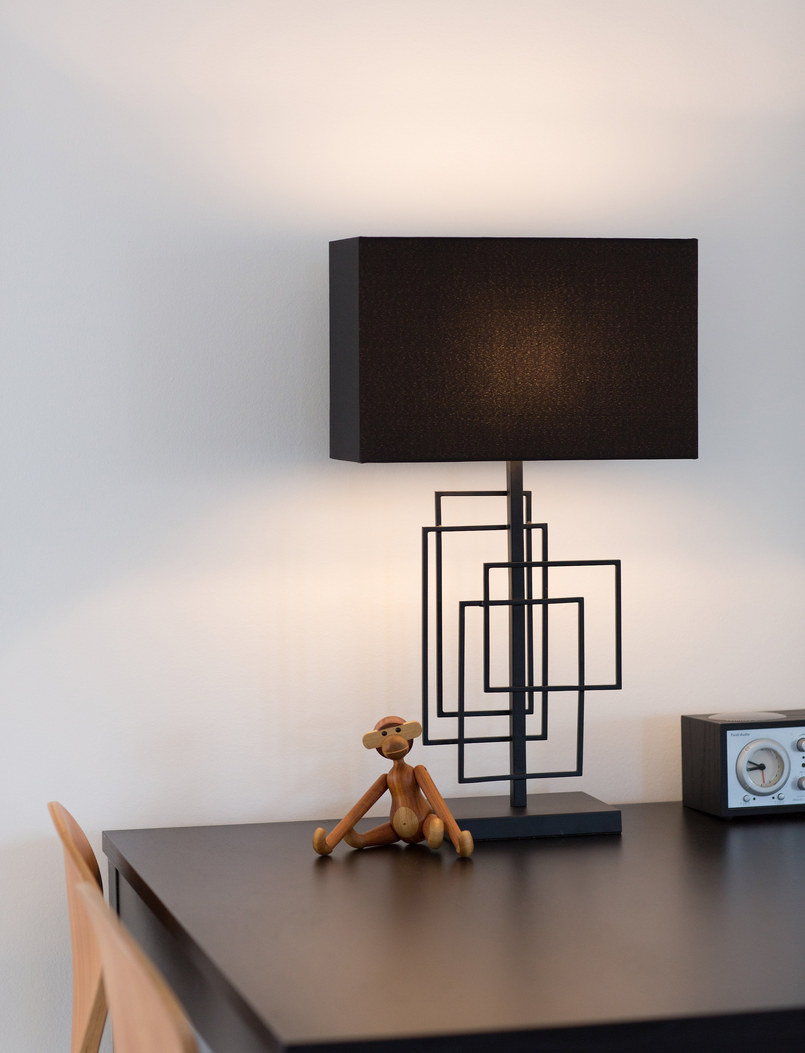By Rydéns Paragon Table Lamp, 12.0X17X52 cm, Lamps, Schwarz - Homeware