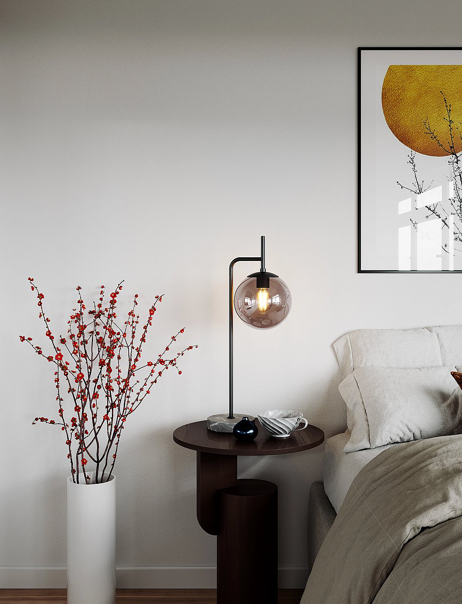 By Rydéns - Boyle table lamp - laualambid - smokey - 0