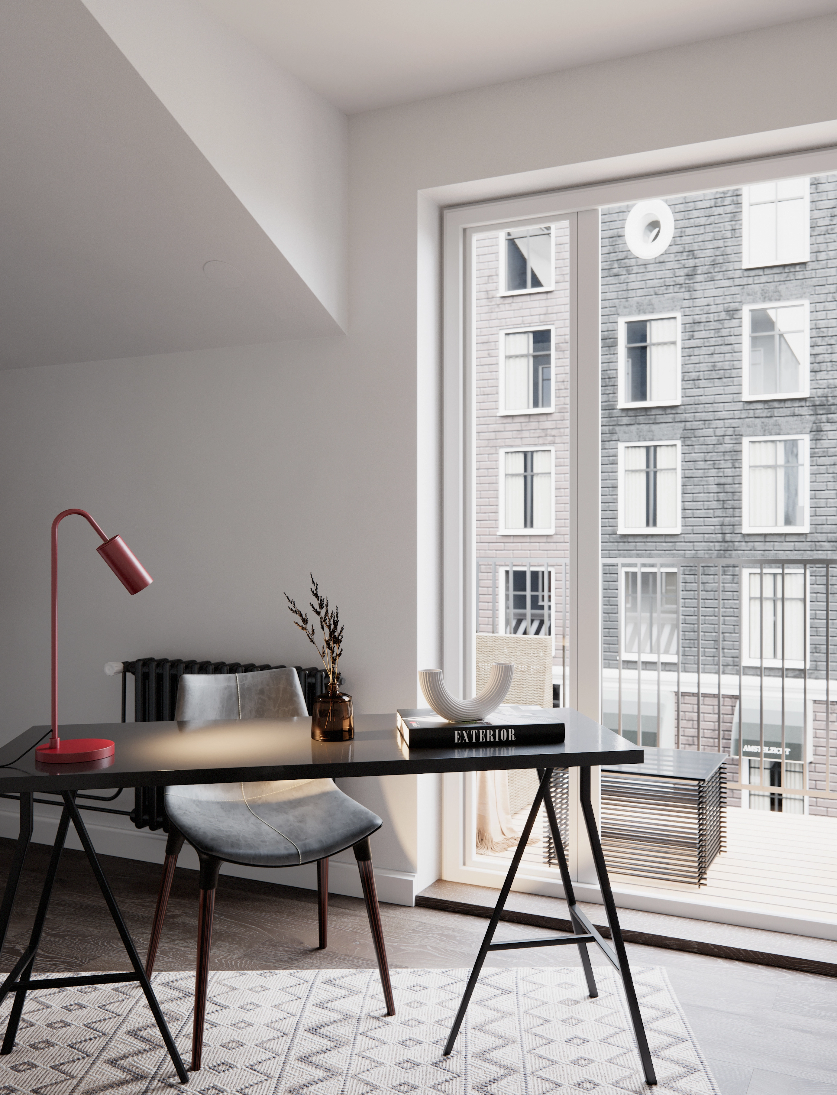 By Rydéns - Curve bordslampa - bordslampor - red - 4