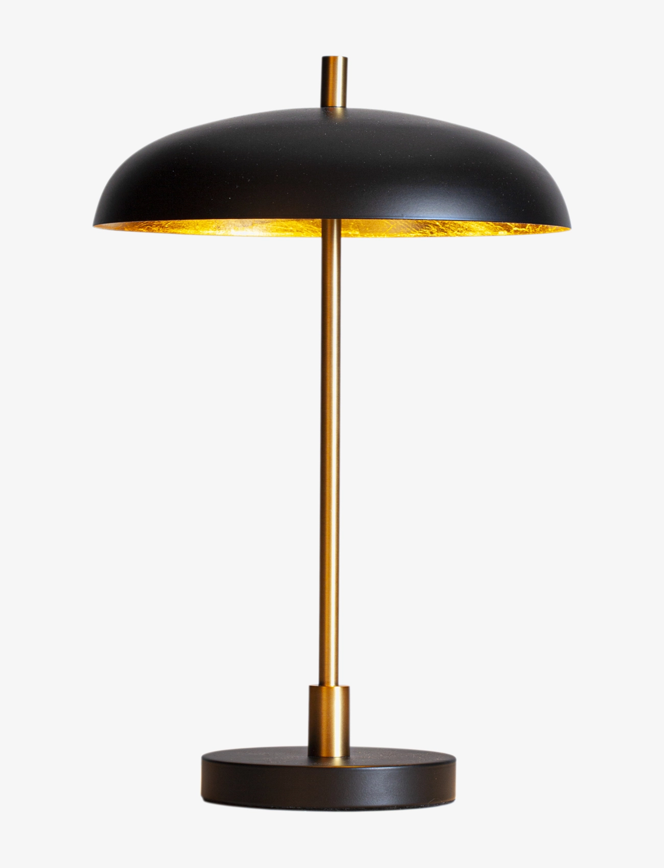 By Rydéns Shelby Bordlampe, Sort/Guld, Bordlampe, Sort, Str: Ø28.0X45CM