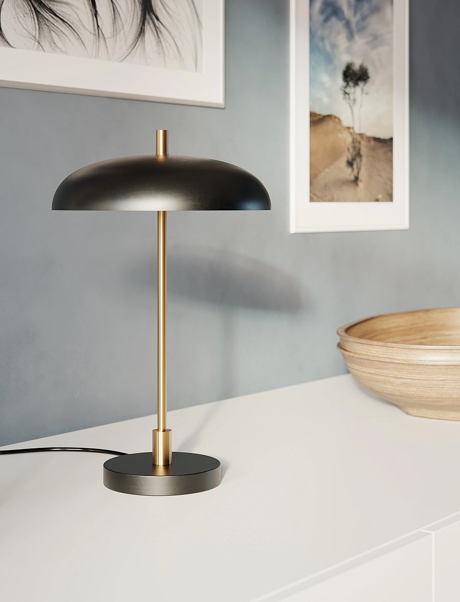 By Rydéns - Shelby table lamp - schreibtisch- & tischlampen - matt black - 0