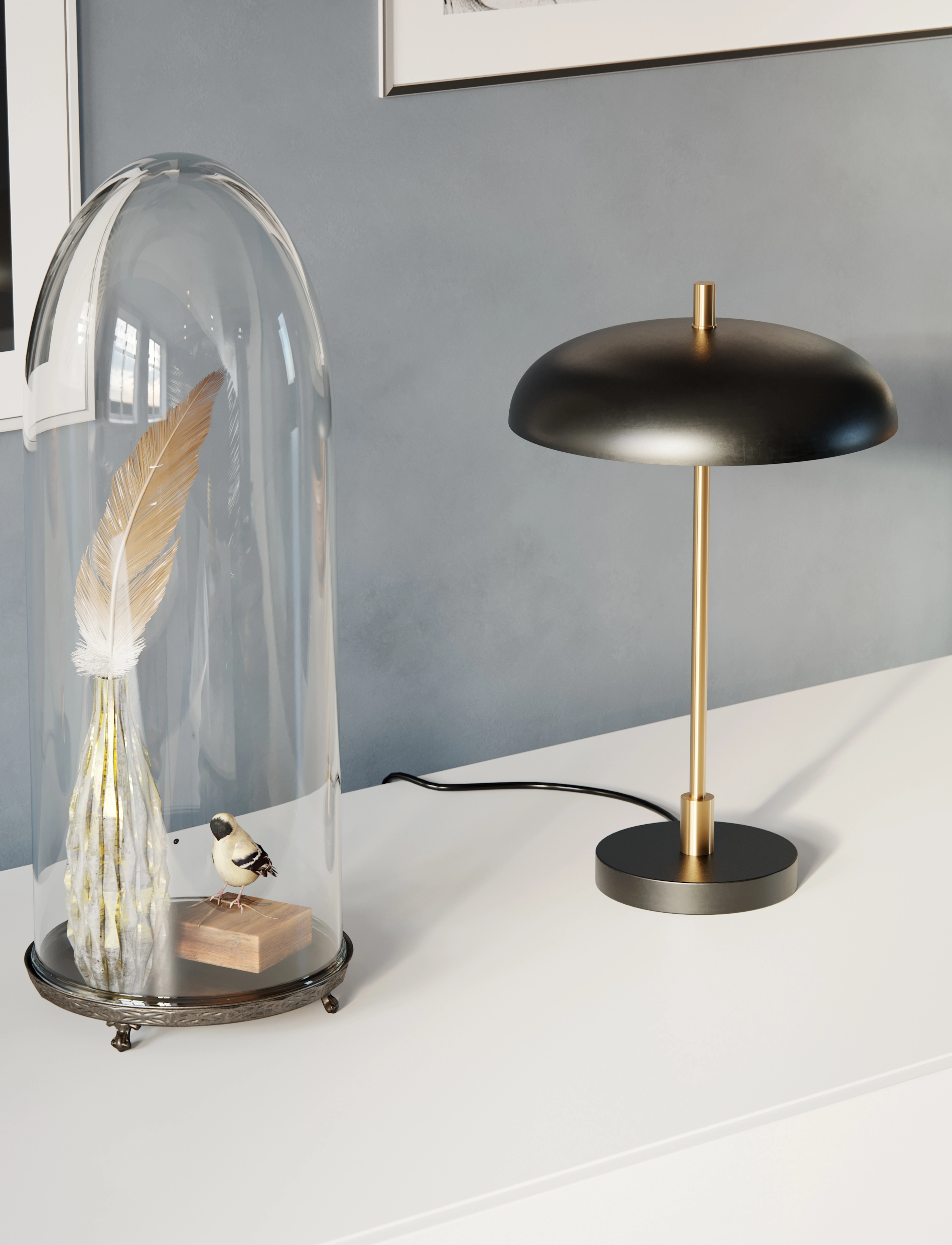 By Rydéns - Shelby table lamp - lampes de bureau et de table - matt black - 2
