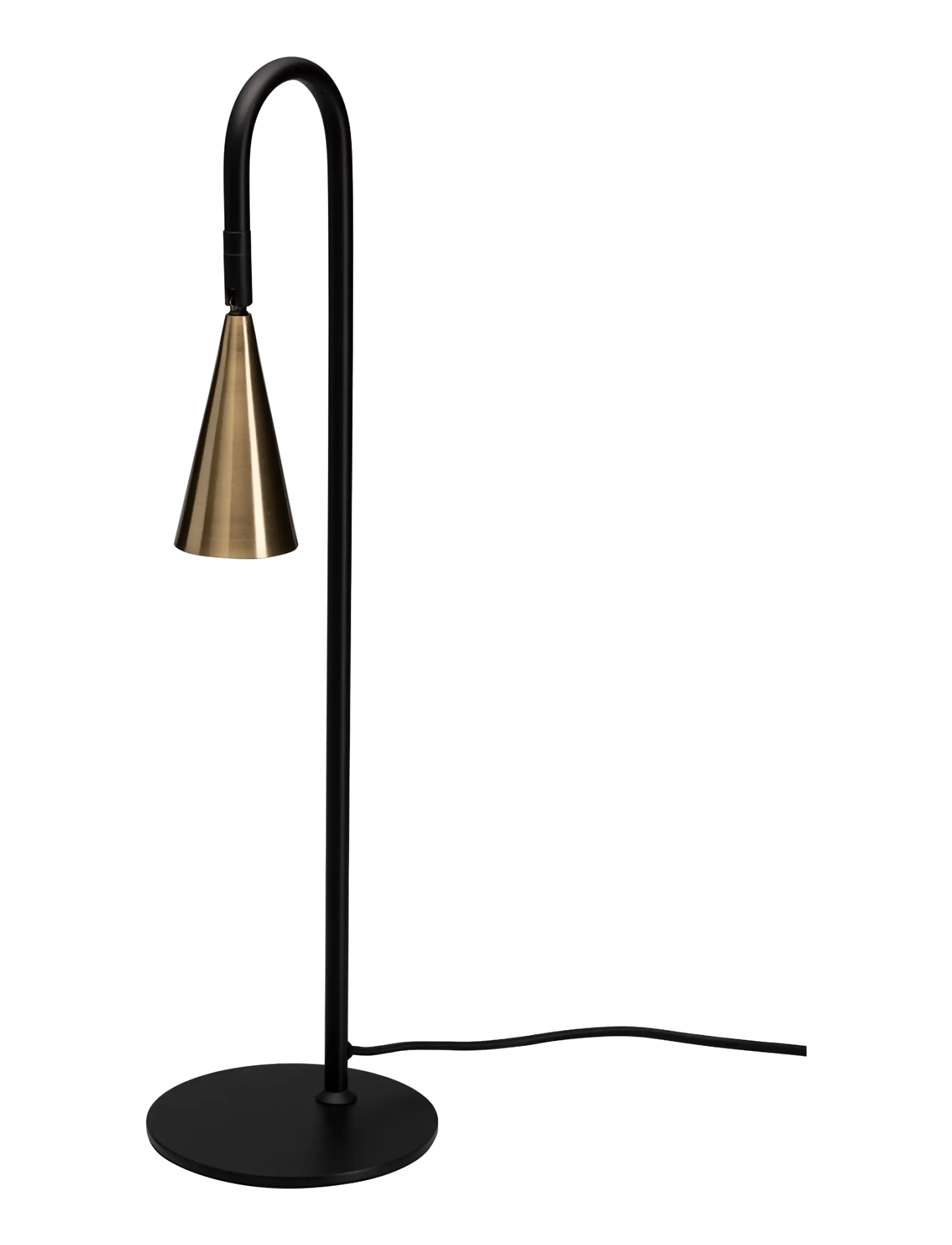 By Rydéns Spline table light H55cm black/brass - Belysning - SVART / black