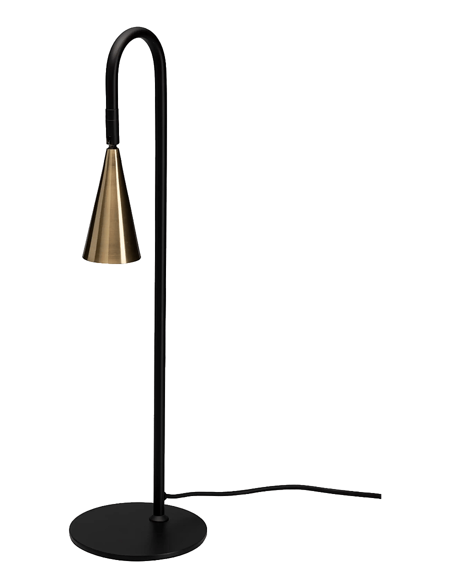 By Rydéns - Spline table light H55cm black/brass - laualambid - svart - 1