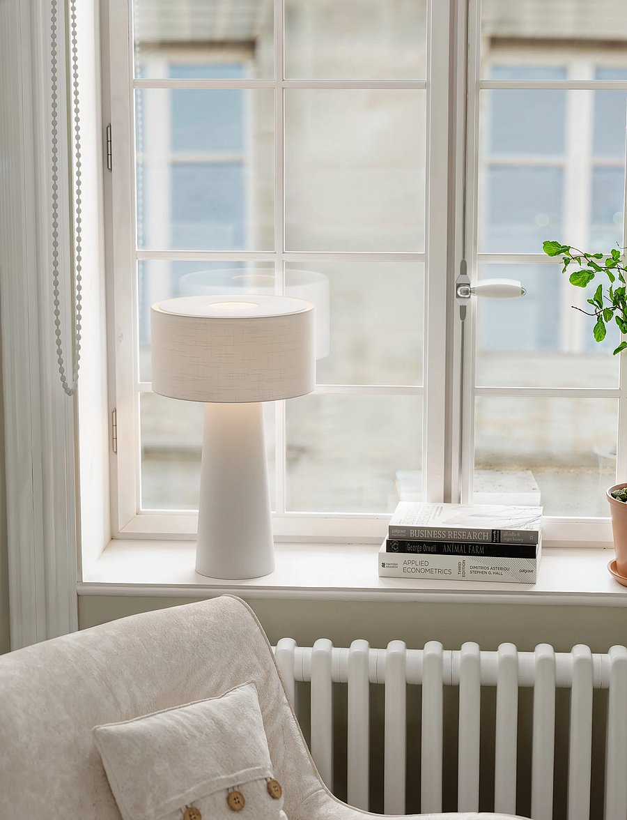 By Rydéns - Linum table light H50cm white - laualambid - vit - 3
