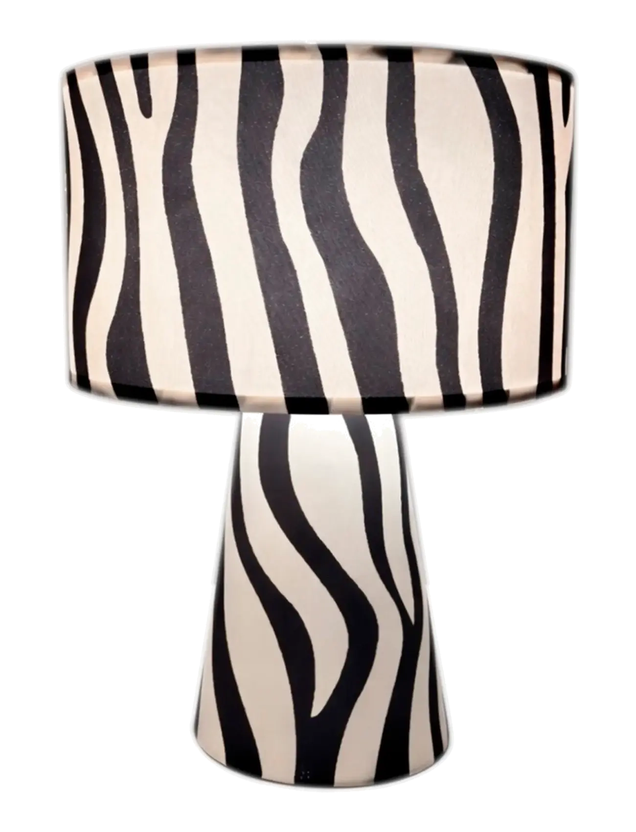 By Rydéns Zany Zebra table light H43cm black/white - Belysning - SVART/VIT / multi