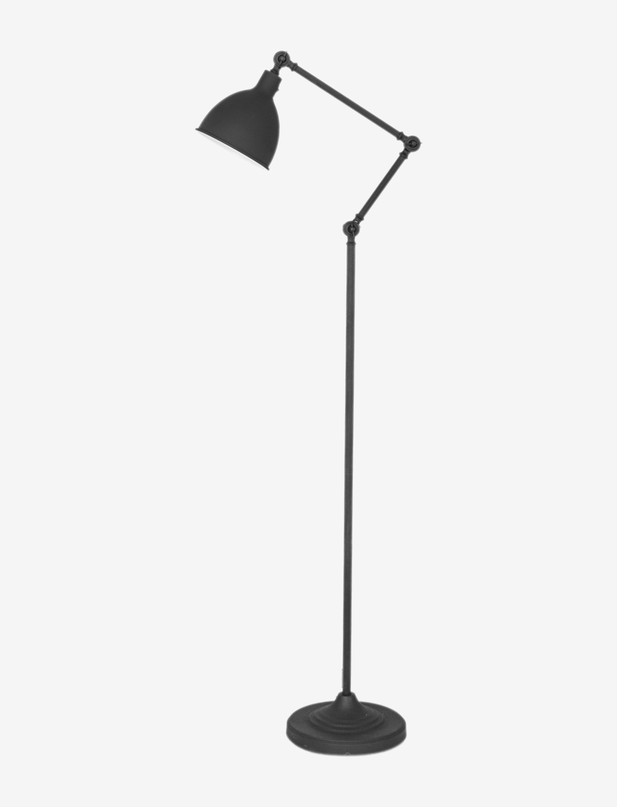 By Rydéns Bazar Floor lamp - Gulvlamper - SANDBLACK / black