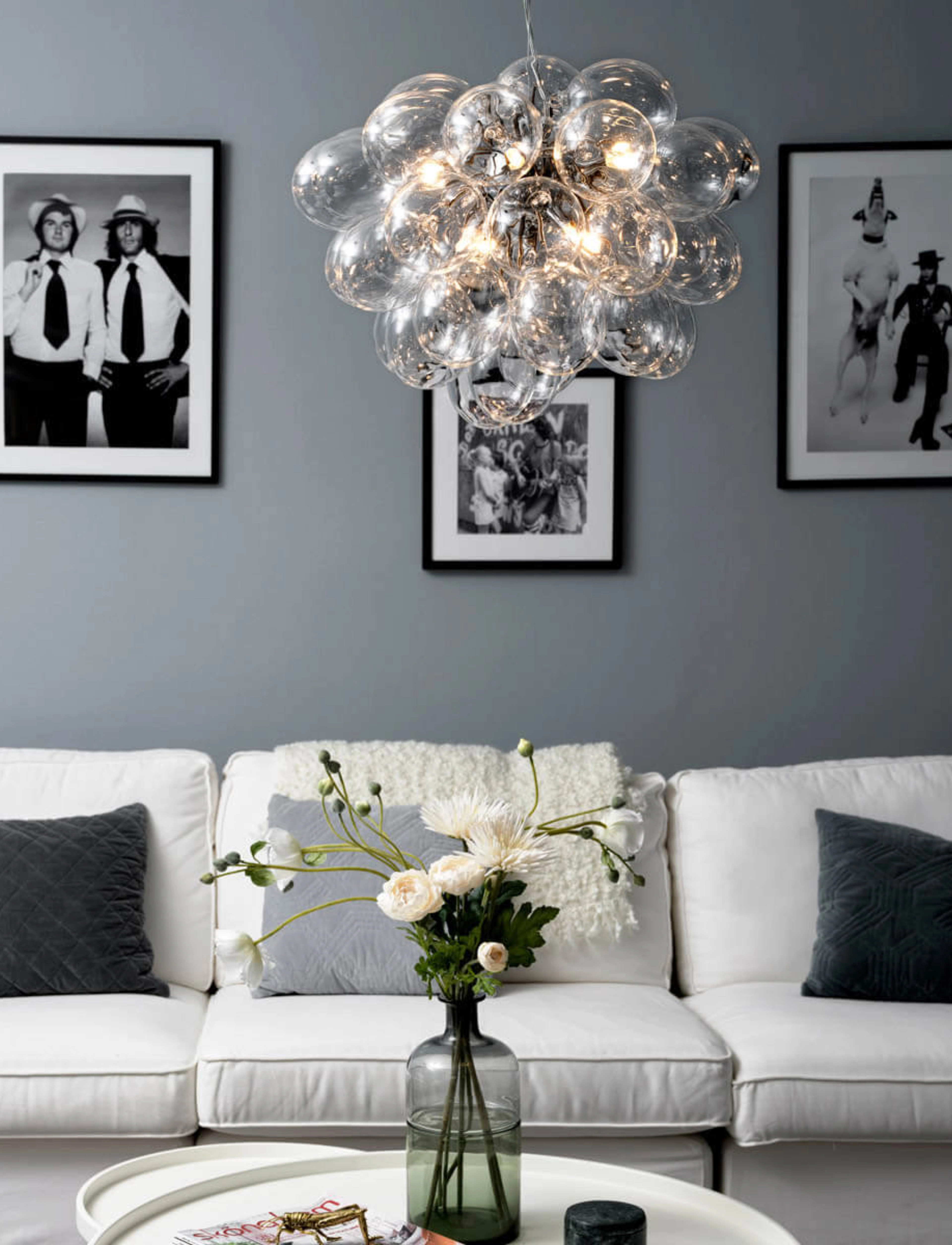 By Rydéns Gross Taklampa Ø50 Cm, Ø50X45 cm, Ceiling Lamps, Nackt - Pendant Homeware