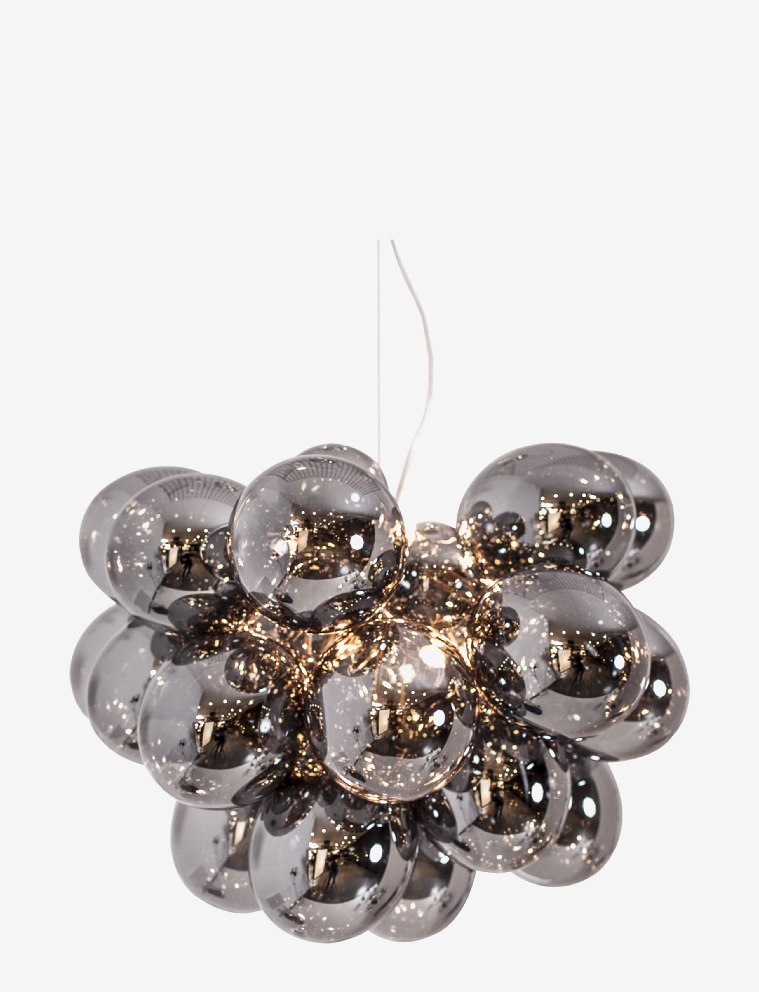 By Rydéns Gross Grande Ceiling Lamp, Pendellampe, Grå, Str: ONE SIZE