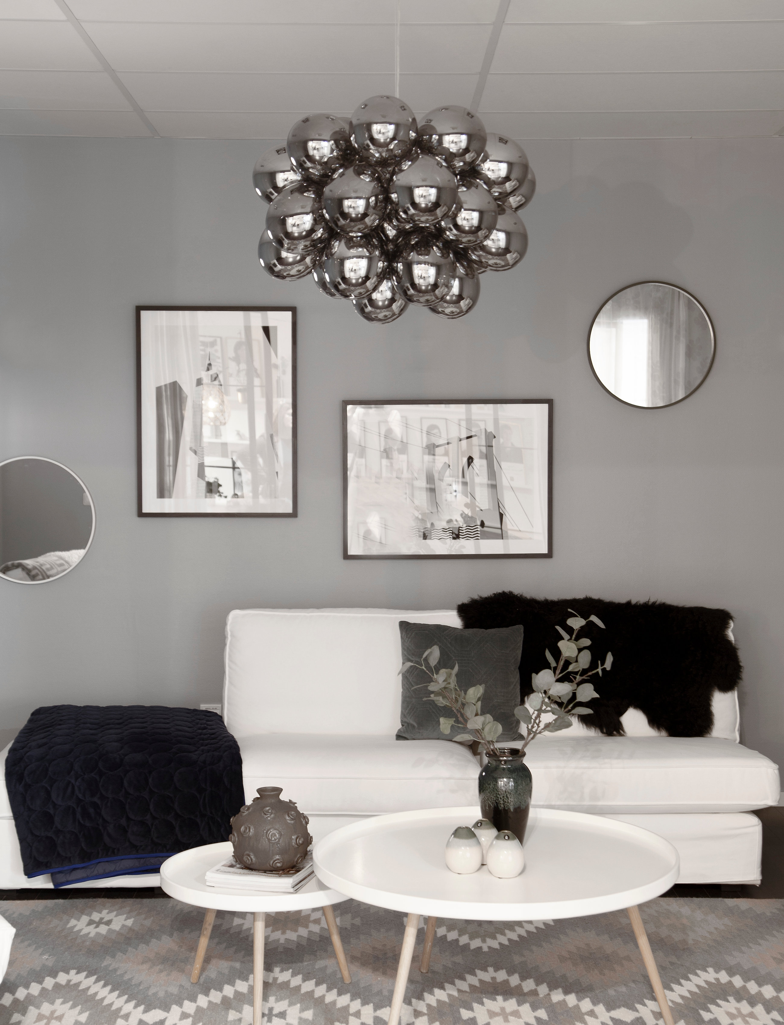By Rydéns Gross Grande Ceiling Lamp, One Size, Grey, Loftslamper > Pendellamper, Unisex