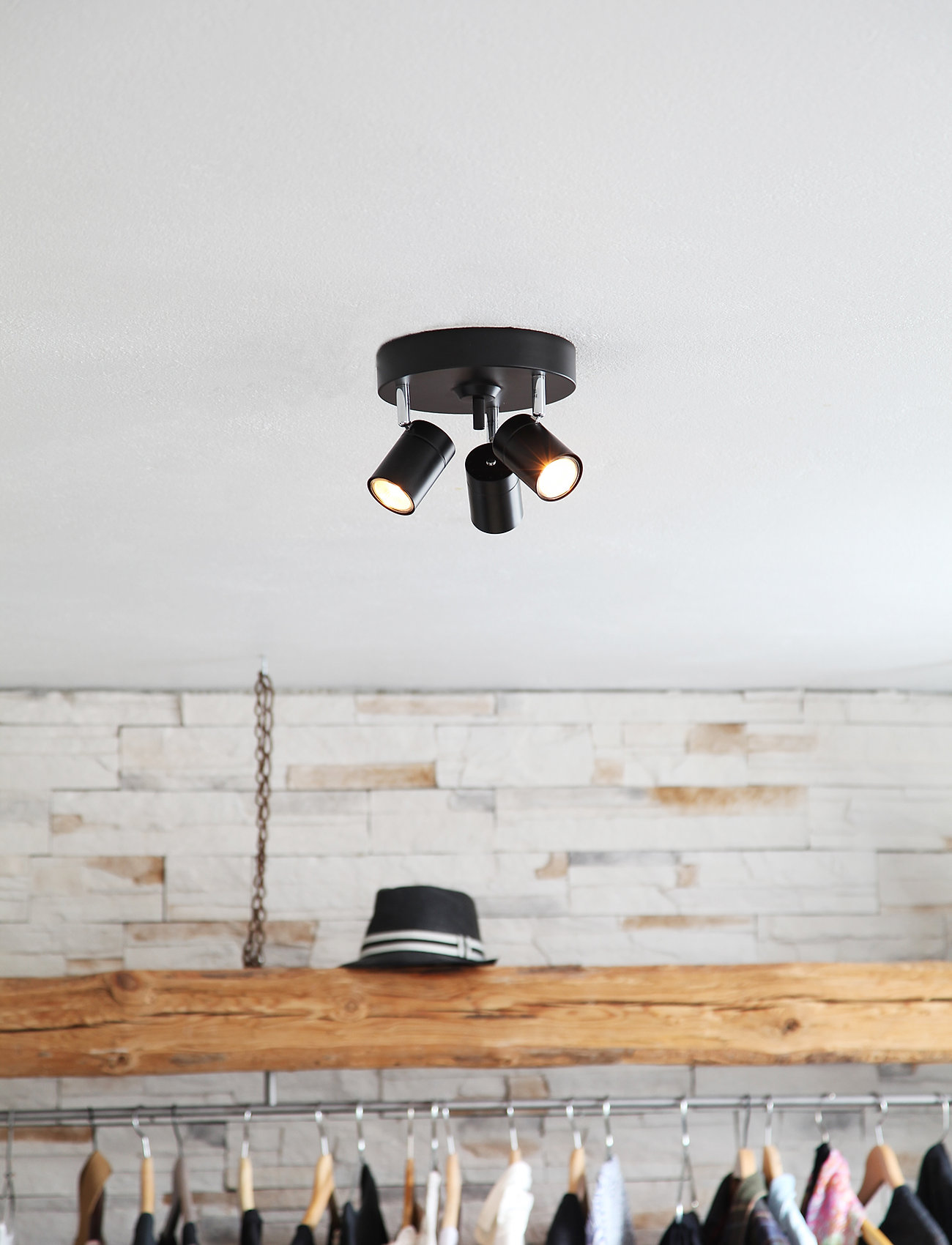 By Rydéns Correct Spotlight, Ø20X14.0 cm, Black, Loftslamper > Spotlights, Unisex