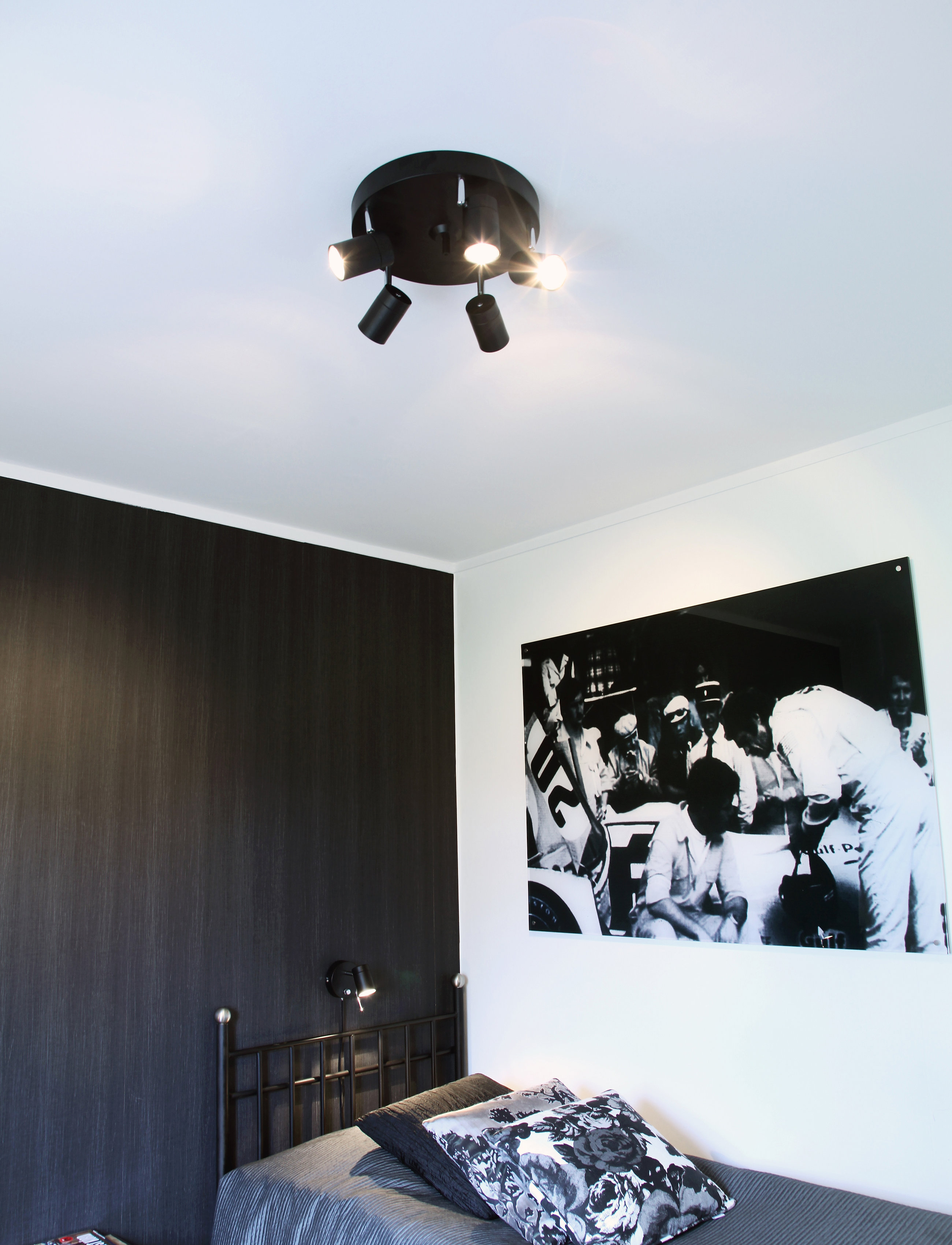 By Rydéns Correct Spotligh, Ø30X14.5 cm, Ceiling Lamps, Schwarz - Spotlights, Homeware