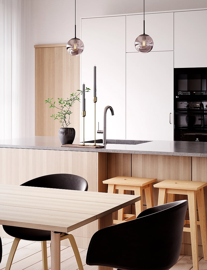 By Rydéns - Boyle hanging lamp - lampes suspendues - smokey - 1