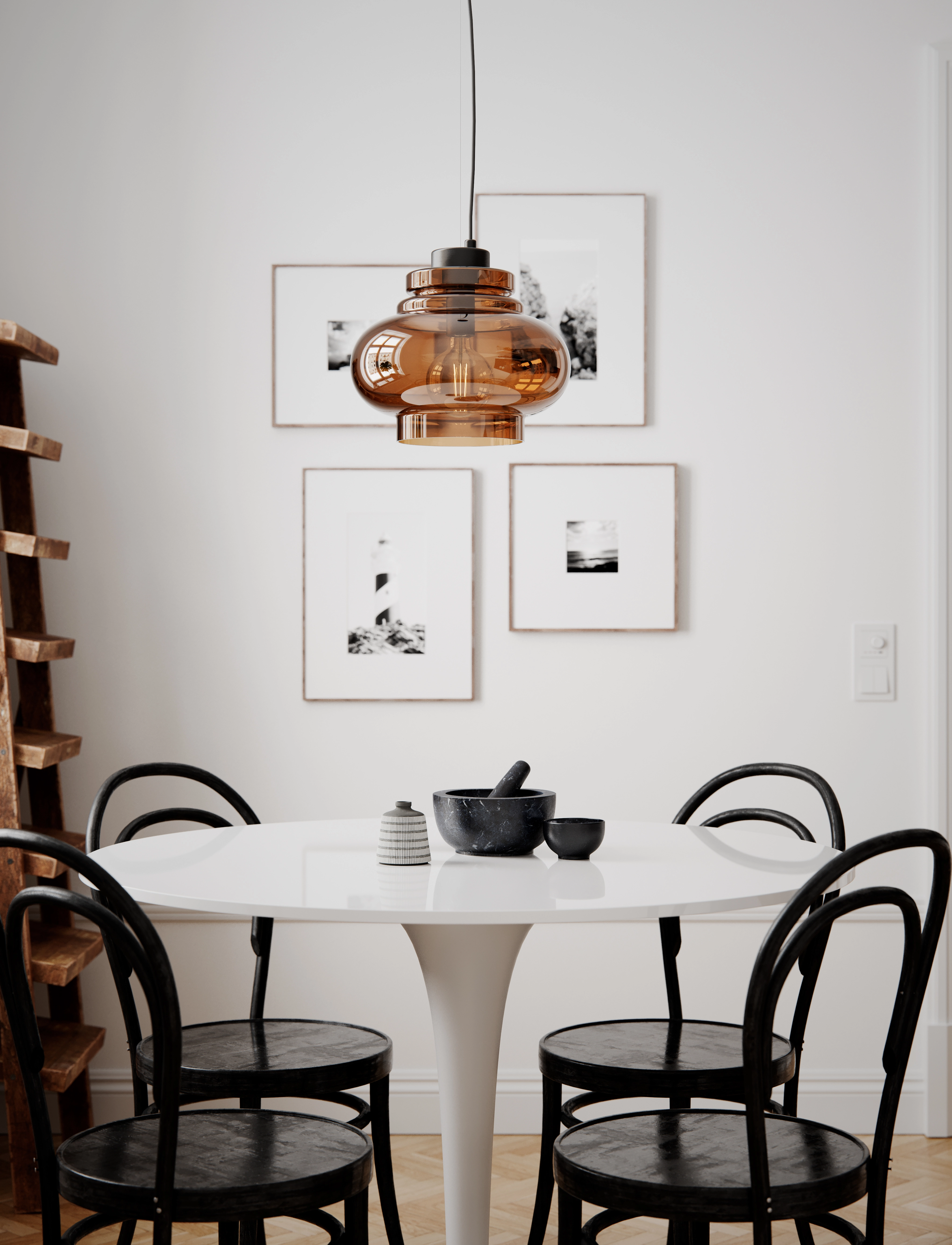 By Rydéns Dolores Loftlampe Ø30 Cm Cognac, Ø 30 cm, Ceiling Lamps, Orange - Pendant Homeware