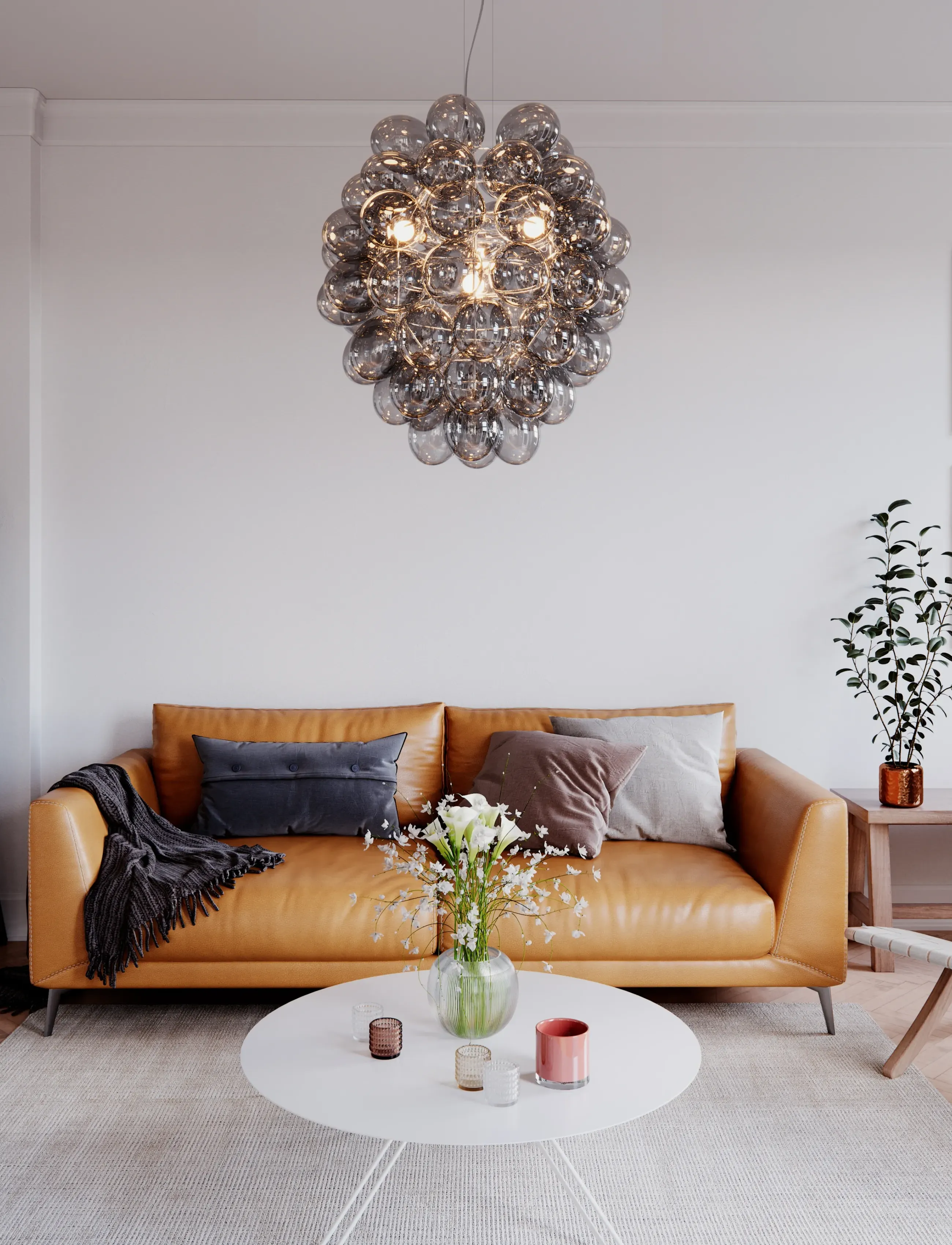 By Rydéns Deluxe Loftslampe, Grå, One Size, Ceiling Lamps, Grau - Pendant Homeware