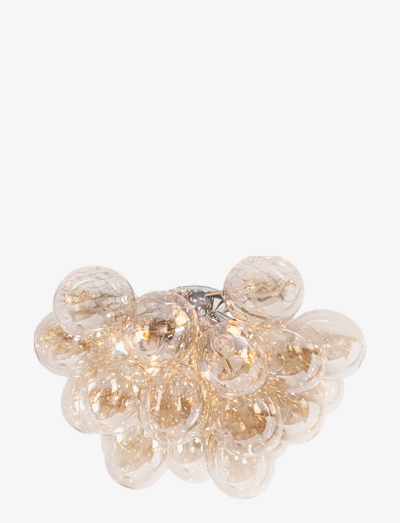 By Rydéns Loft, Indbygget loftslampe, Guld, Str: Ø50X27CM