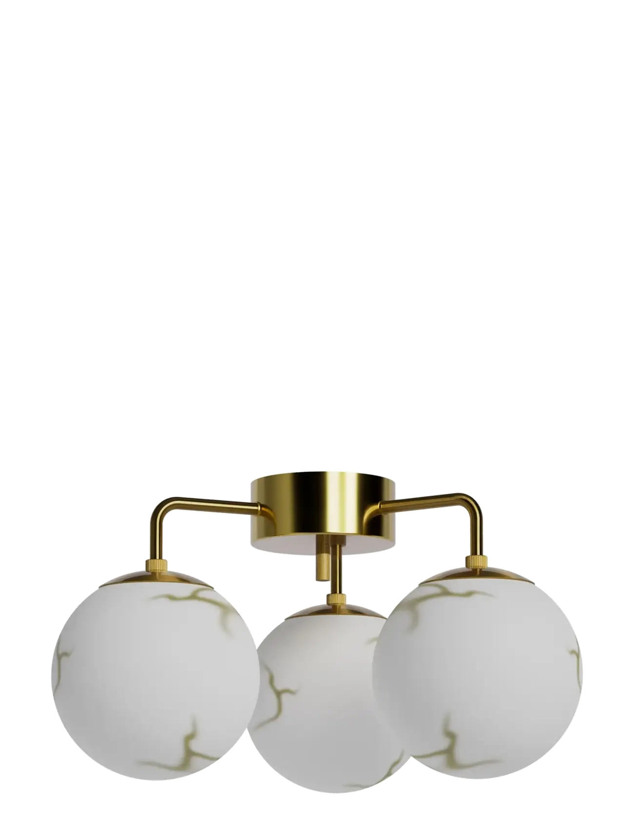 By Rydéns Bellagio Ceiling Lamp, Indbygget loftslampe, Guld, Str: Ø27X50CM