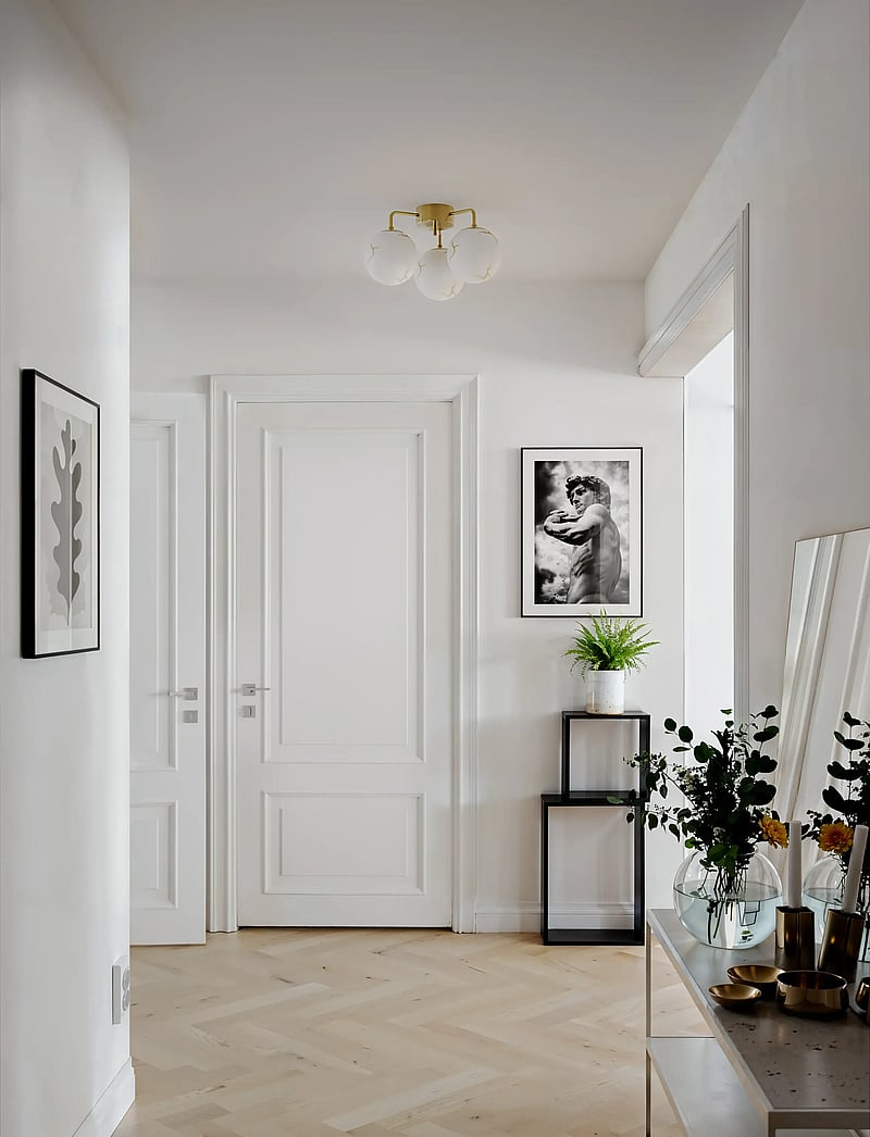 By Rydéns - Bellagio ceiling lamp - podtynkowe lampy sufitowe - brass/white - 2