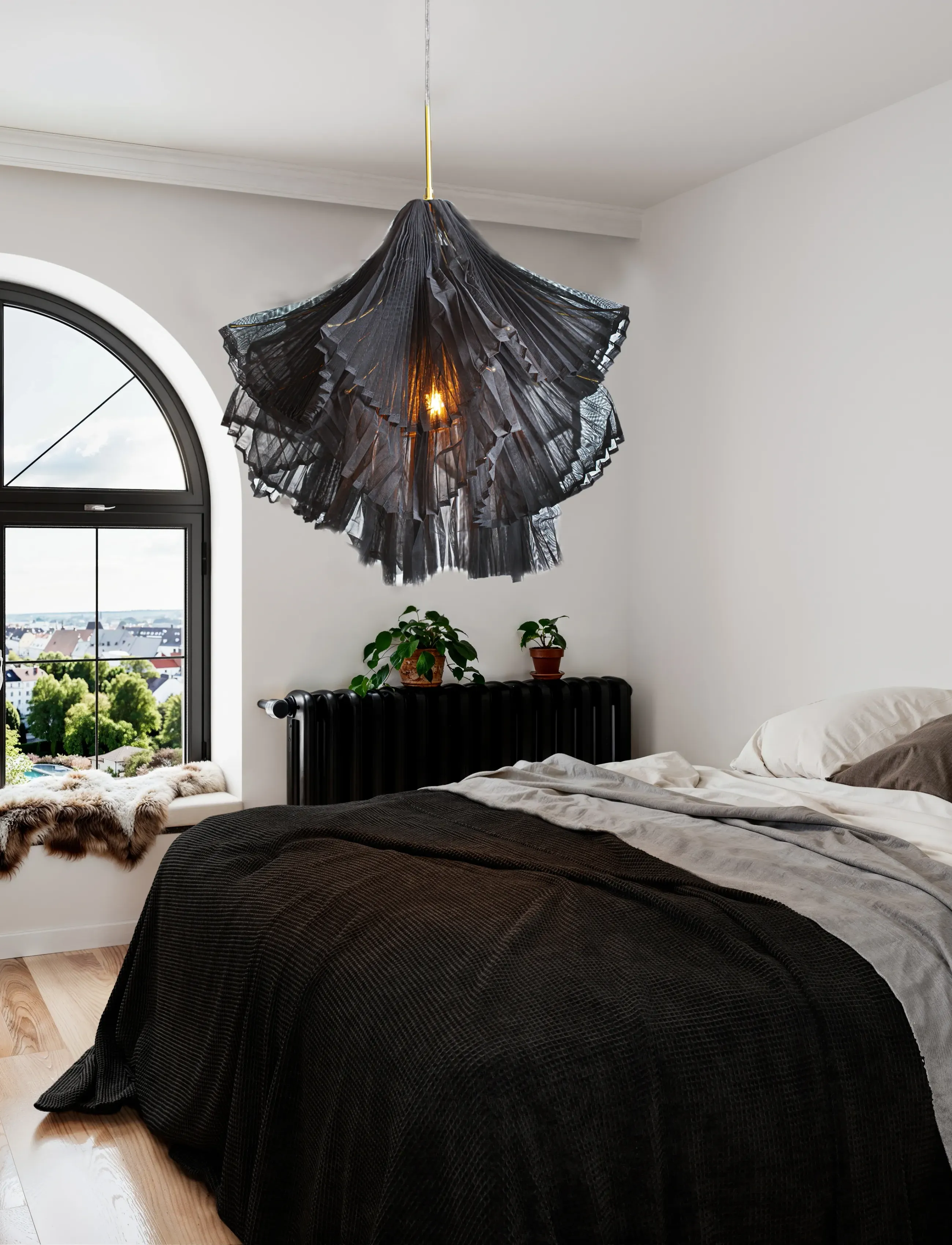 By Rydéns Juliette Hanging Lamp, Ø70X70 cm, Ceiling Lamps, Schwarz - Pendant Homeware