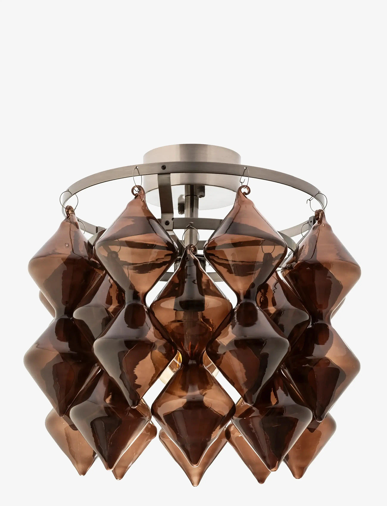 By Rydéns - Ceilinglamp Gemma - plafonder - brown/black satin - 0
