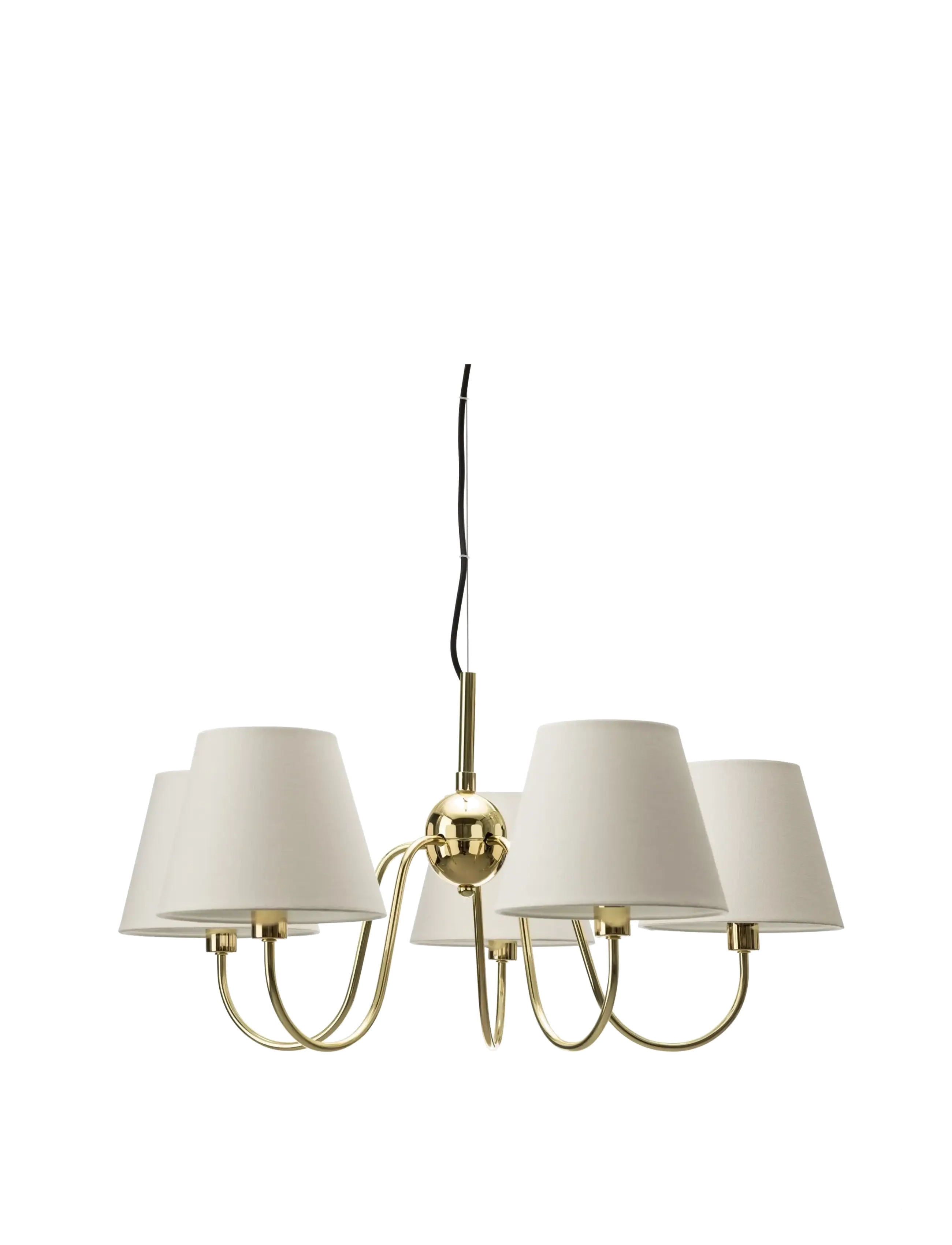By Rydéns Pendant lamp Lynx - Lighting - BRASS/WHITE / gold