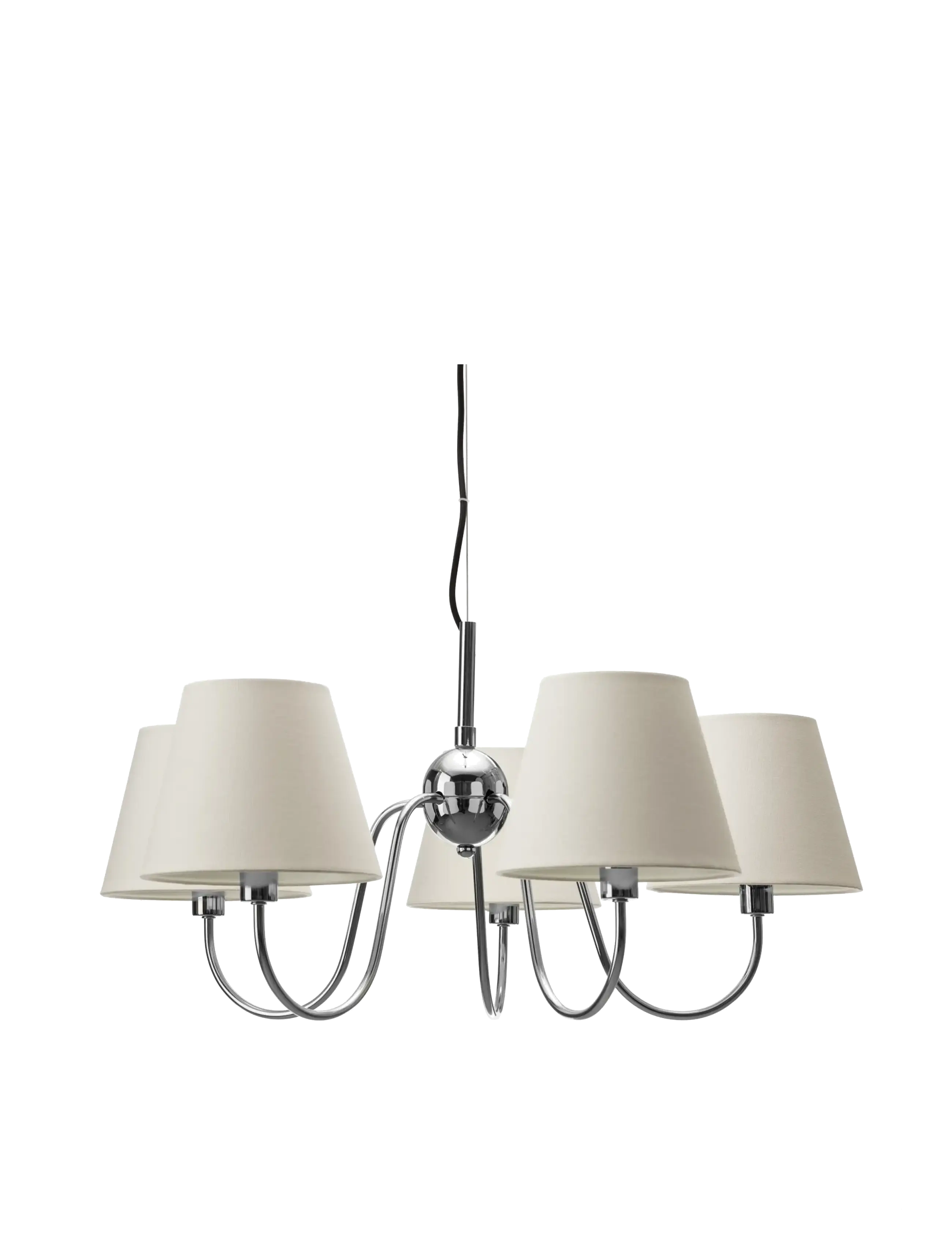 By Rydéns Pendant Lamp Lynx, Pendellampe, Sølv, Str: 37X75CM