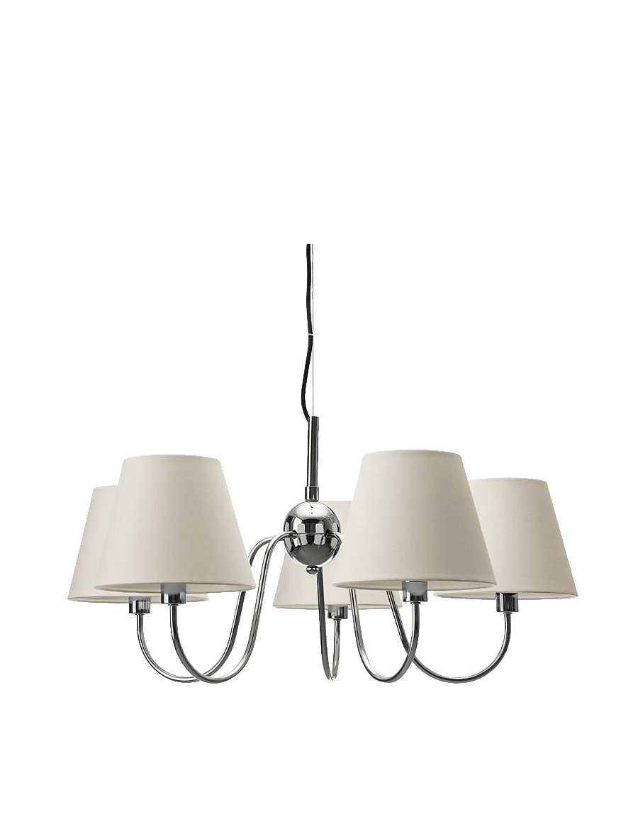 By Rydéns - Pendant lamp Lynx - pendler - chrome/white - 1