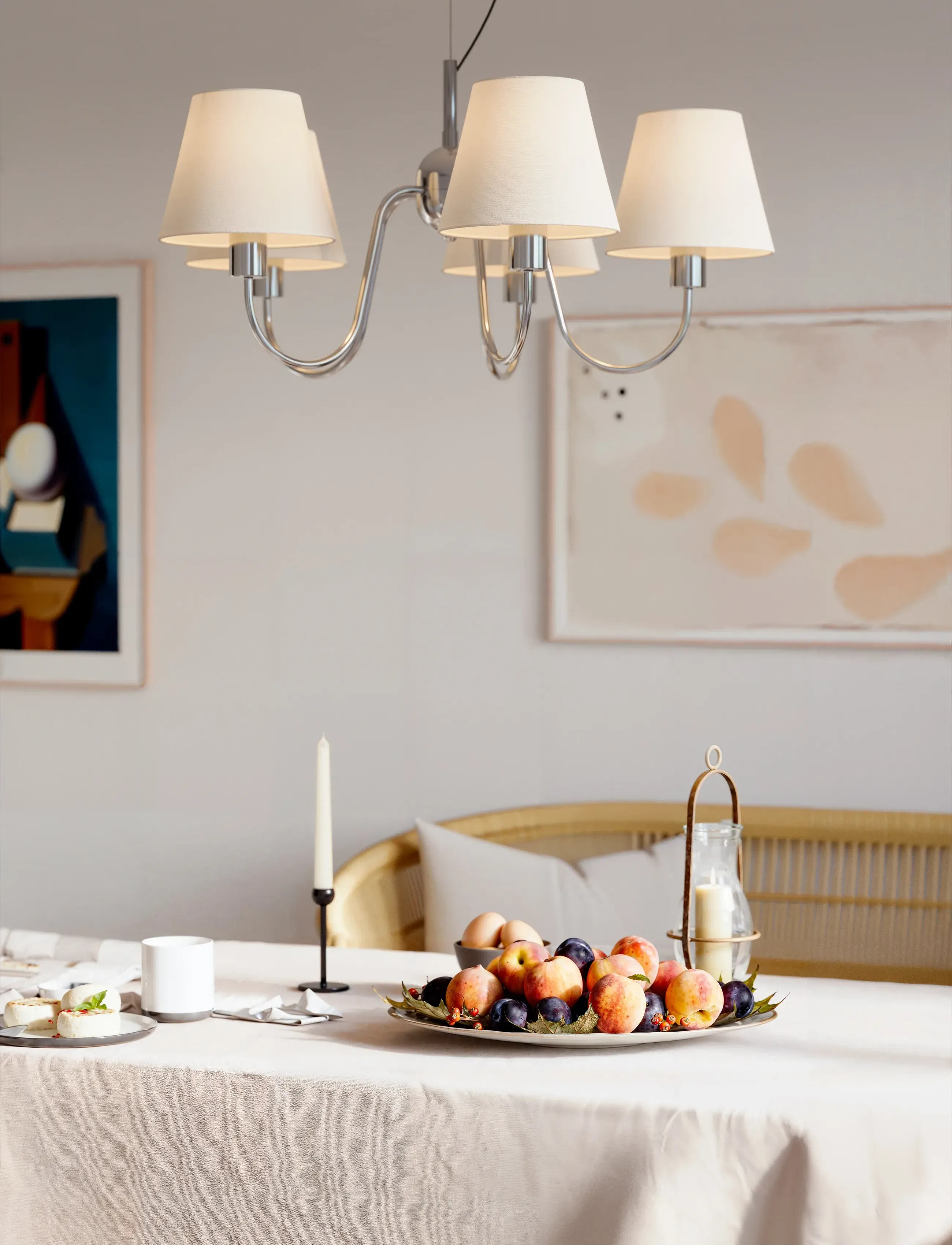 By Rydéns Pendant Lamp Lynx, 37X75 cm, Ceiling Lamps, Silber - Homeware