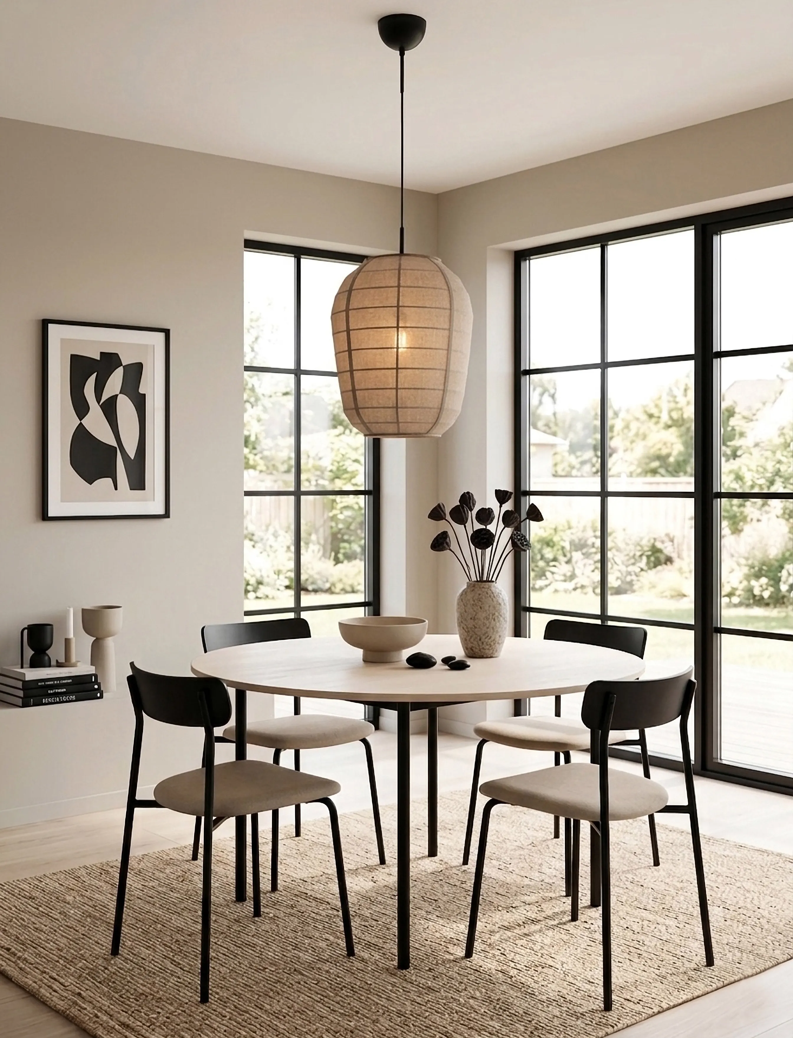 By Rydéns - Delino pendant light H50xØ40cm natur - rippvalgustid - natur - 0