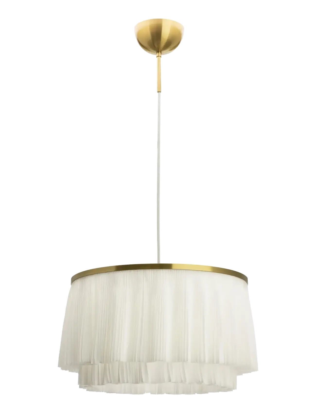 By Rydéns Ophelia Pendant Light Ø40Cm Brass/White - White - 40 CM