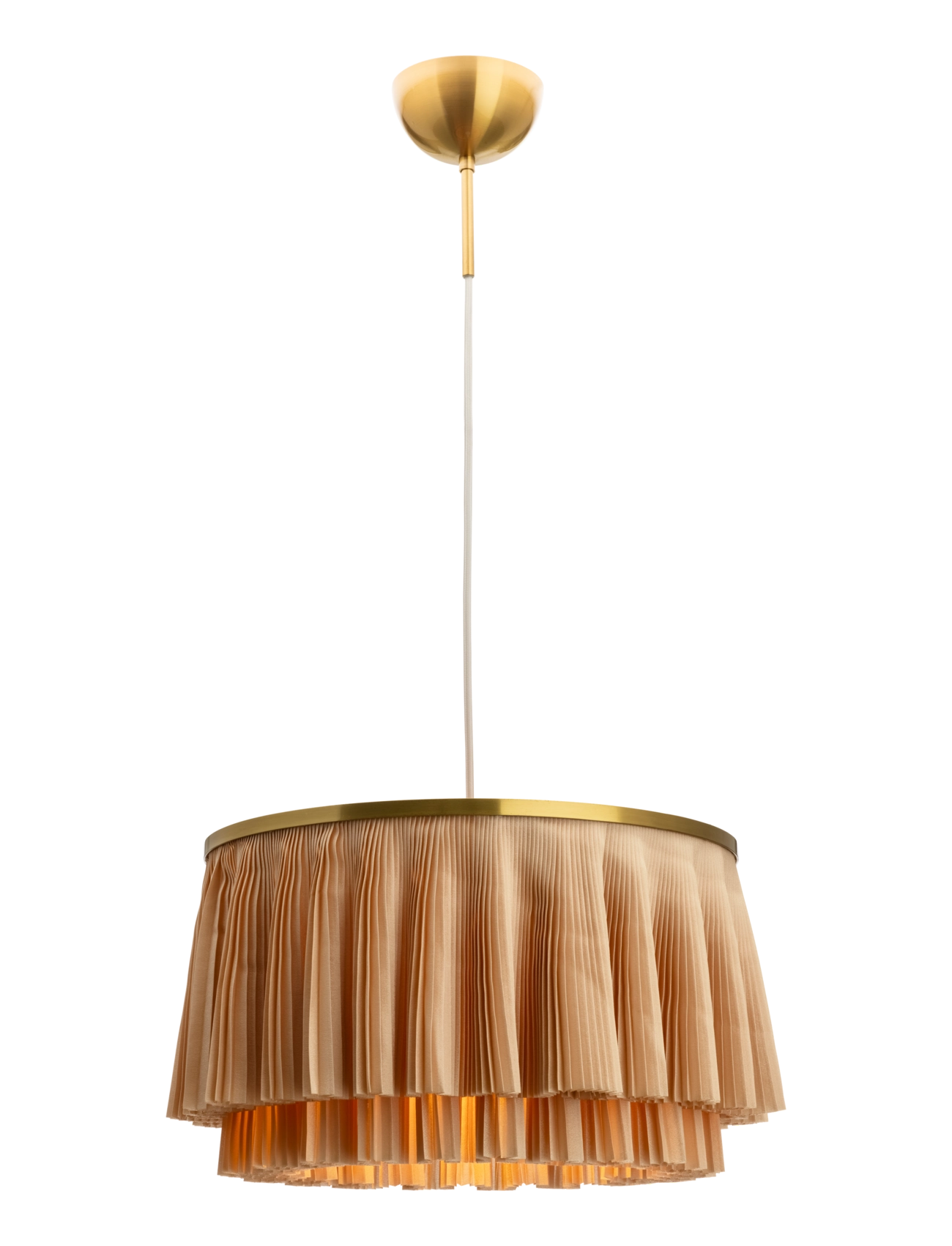 By Rydéns Ophelia pendant light  Ø40cm brass/beige - Jõulukingid - BEIGE/MÄSSING / beige