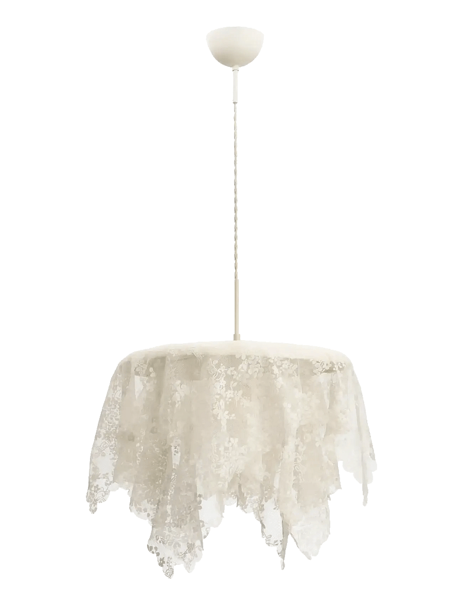 By Rydéns - Mancia pendant light Ø45cm white - rippvalgustid - vit - 1