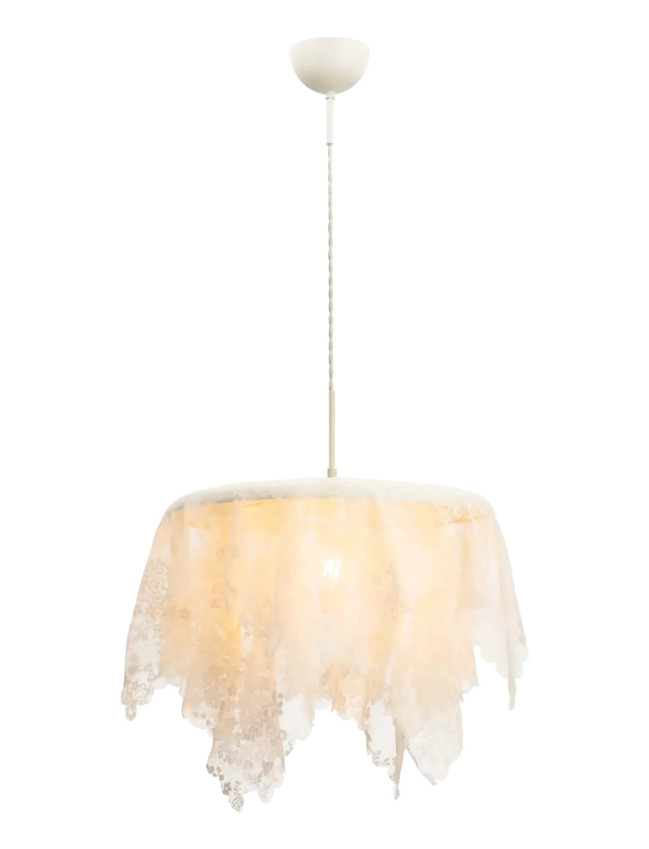 By Rydéns - Mancia pendant light Ø45cm white - rippvalgustid - vit - 3