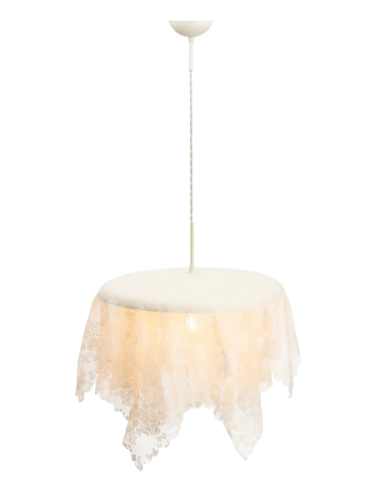 By Rydéns - Mancia pendant light Ø45cm white - rippvalgustid - vit - 4