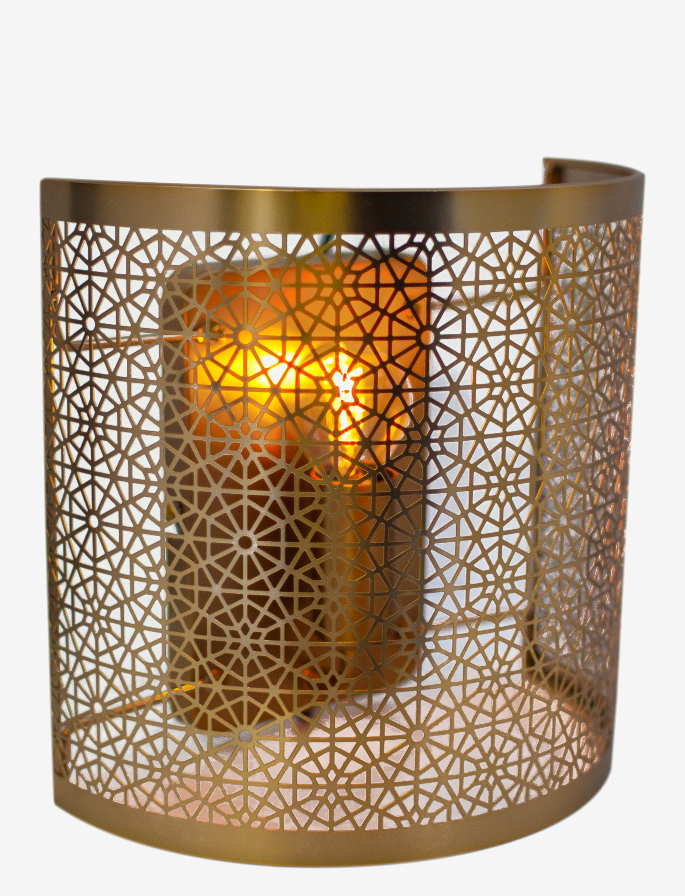 By Rydéns Hermine Wall Light, Væglampe, Guld, Str: 13.0X22X21CM