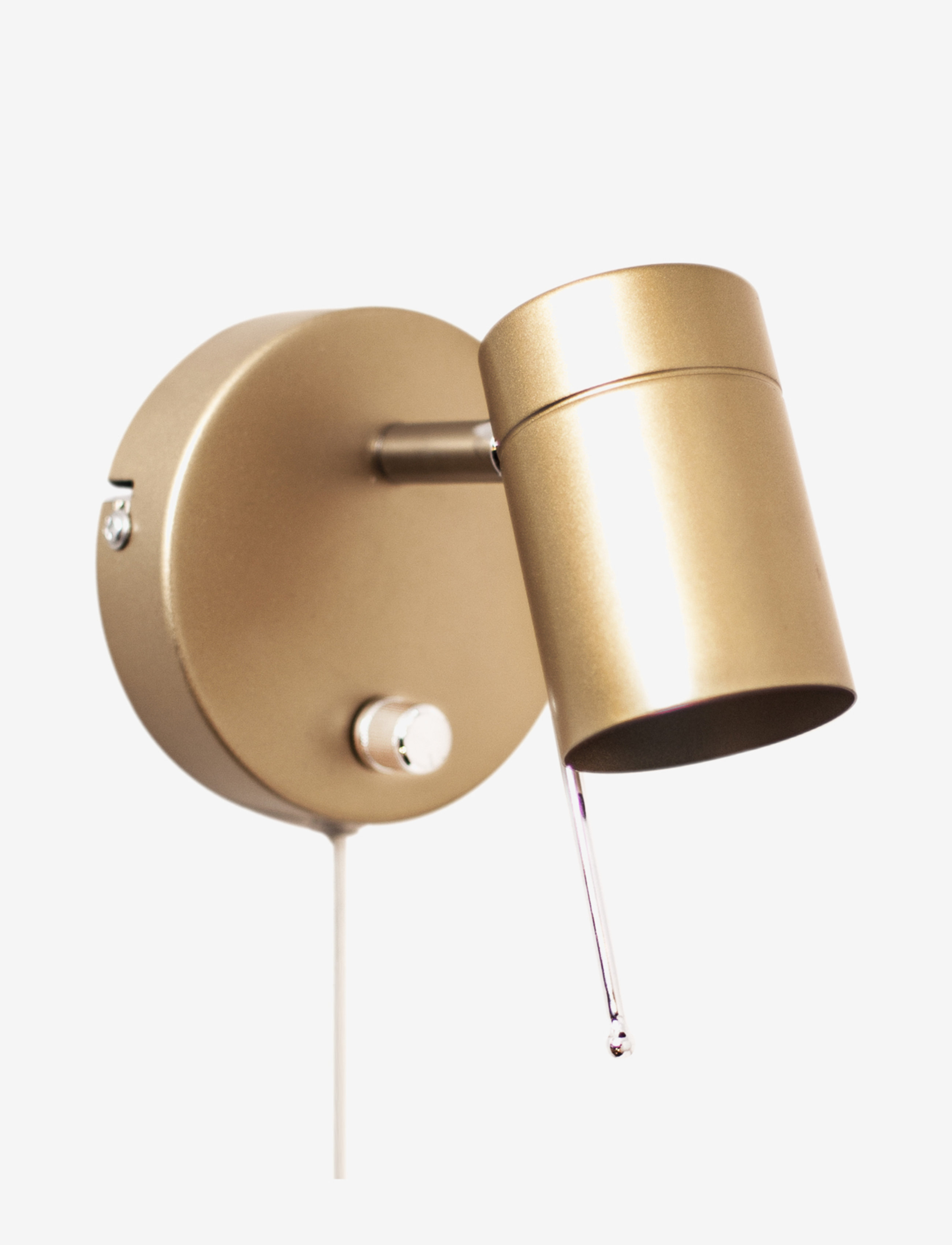 By Rydéns Correct Wall Light, Væglampe, Guld, Str: 11X11X13.0CM