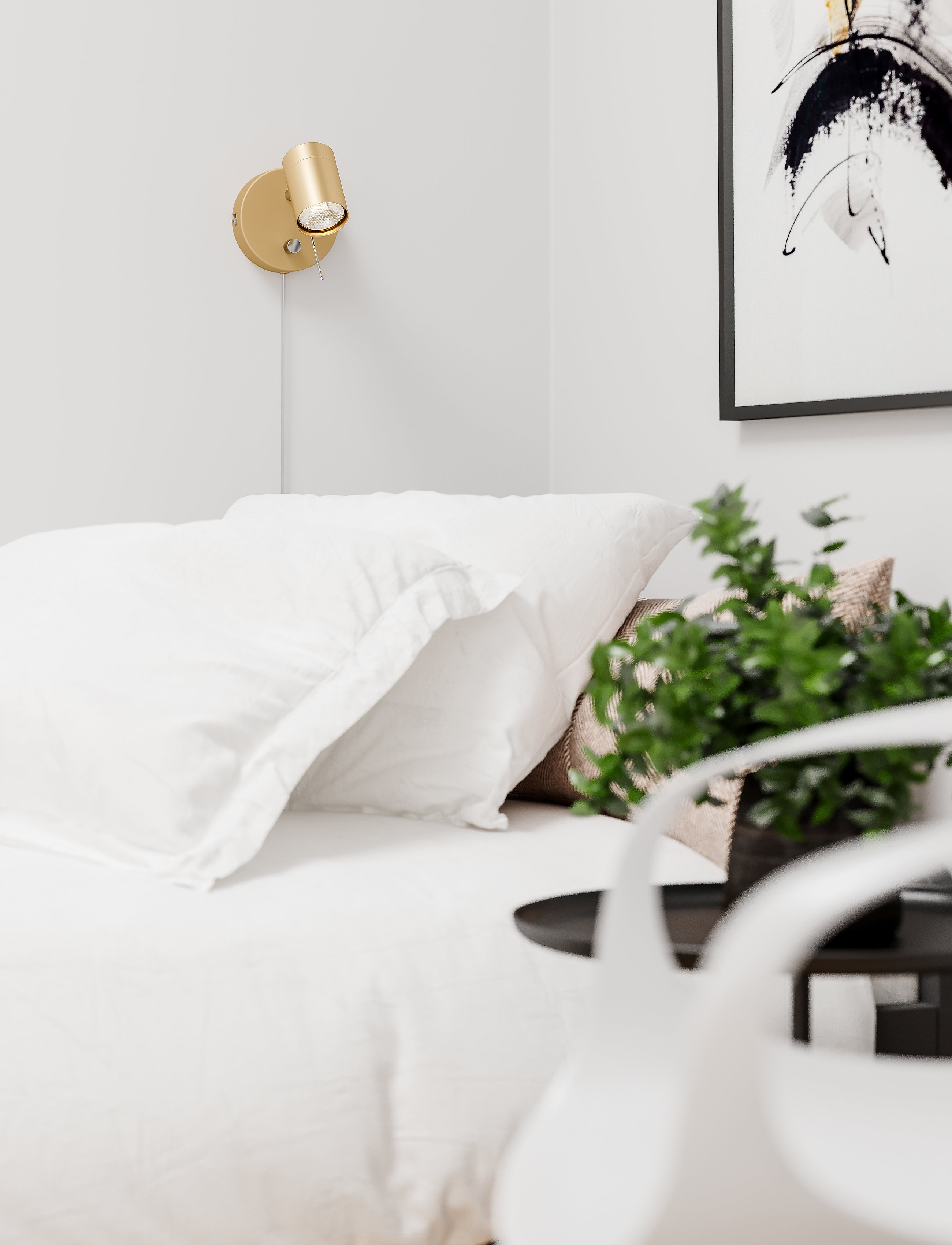 By Rydéns Correct Wall Light, 11X11X13.0 cm, Lamps, Gold - Homeware