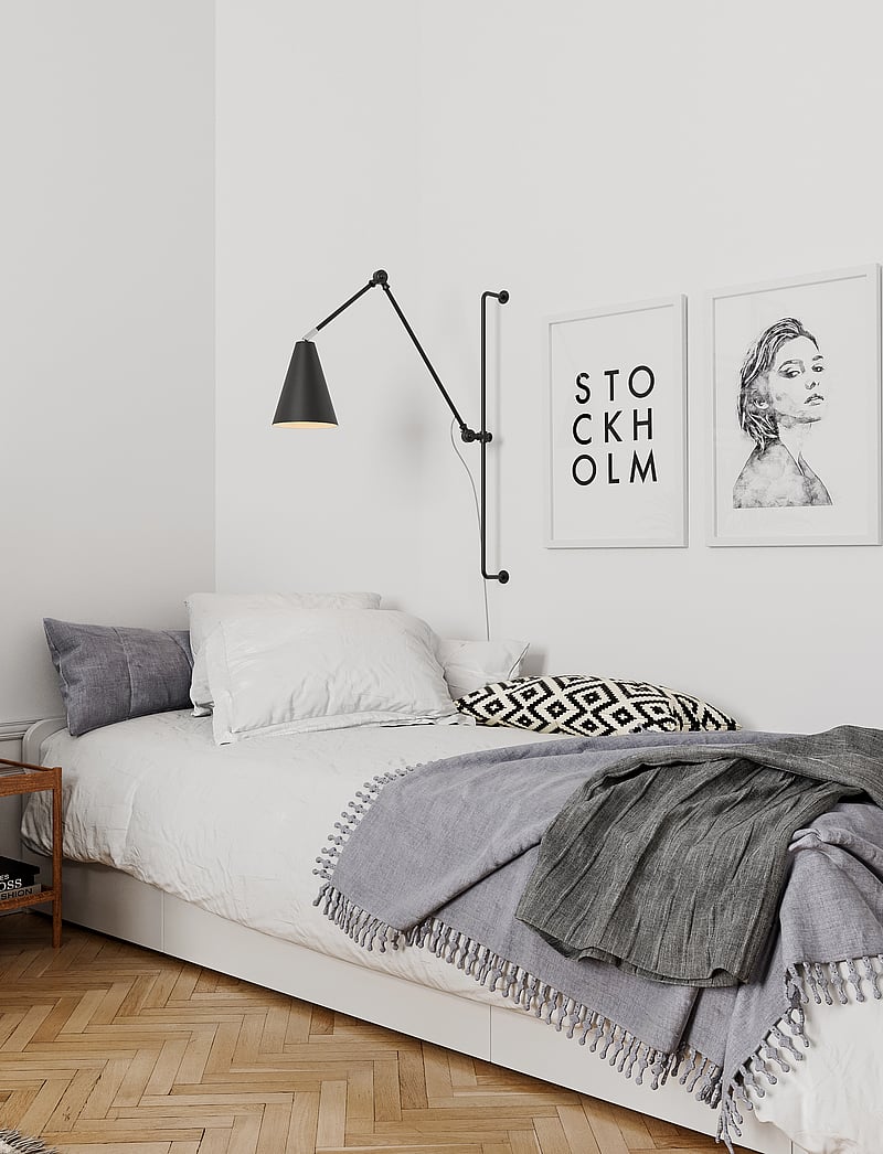 By Rydéns - Yukon Wall lamp - wandleuchten - black - 0