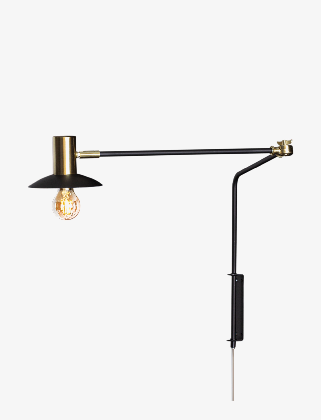 By Rydéns Quinn Wall lamp - Deals - BLACK / GOLD / black