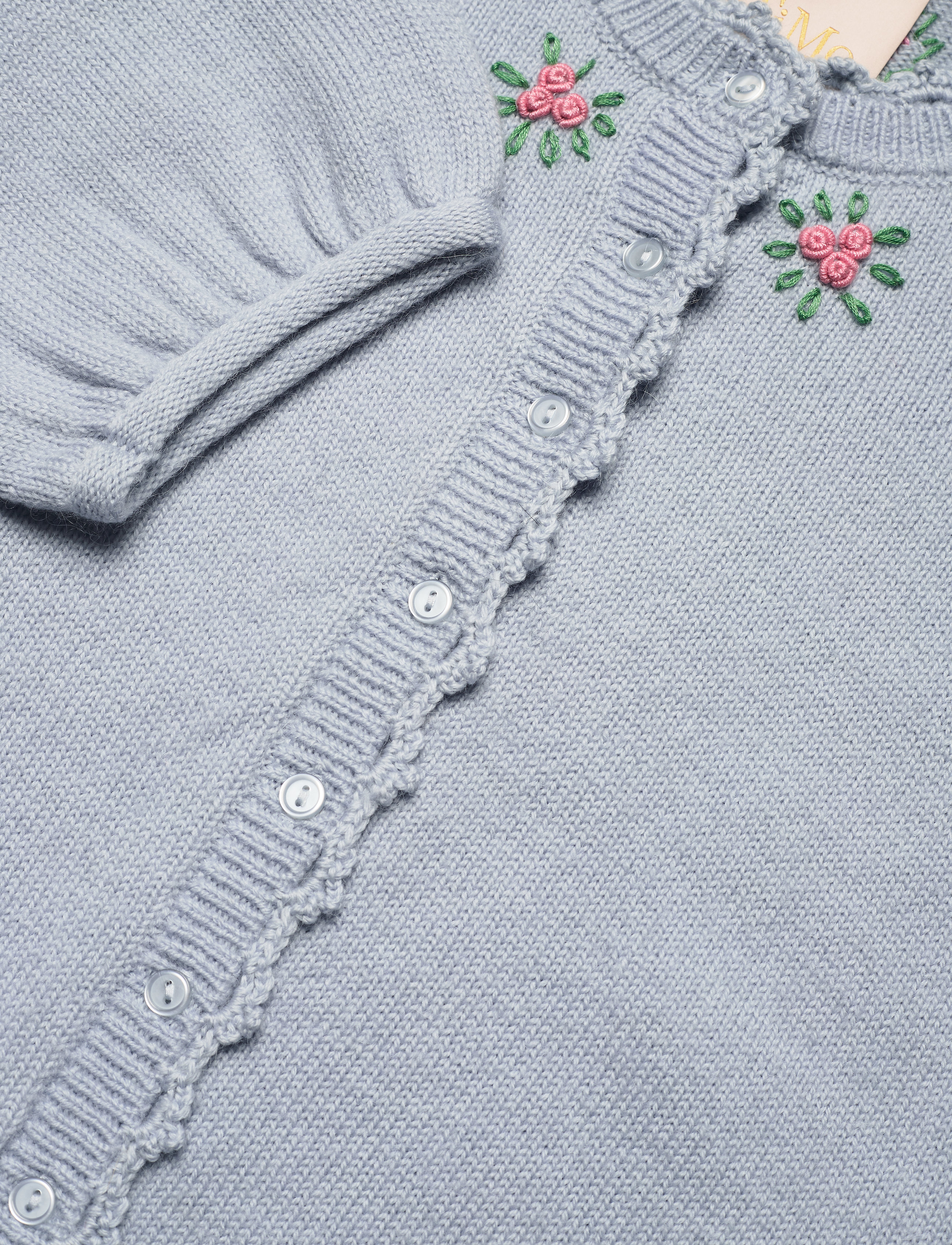 by Ti Mo - Soft Knit Jacket - light blue - 2
