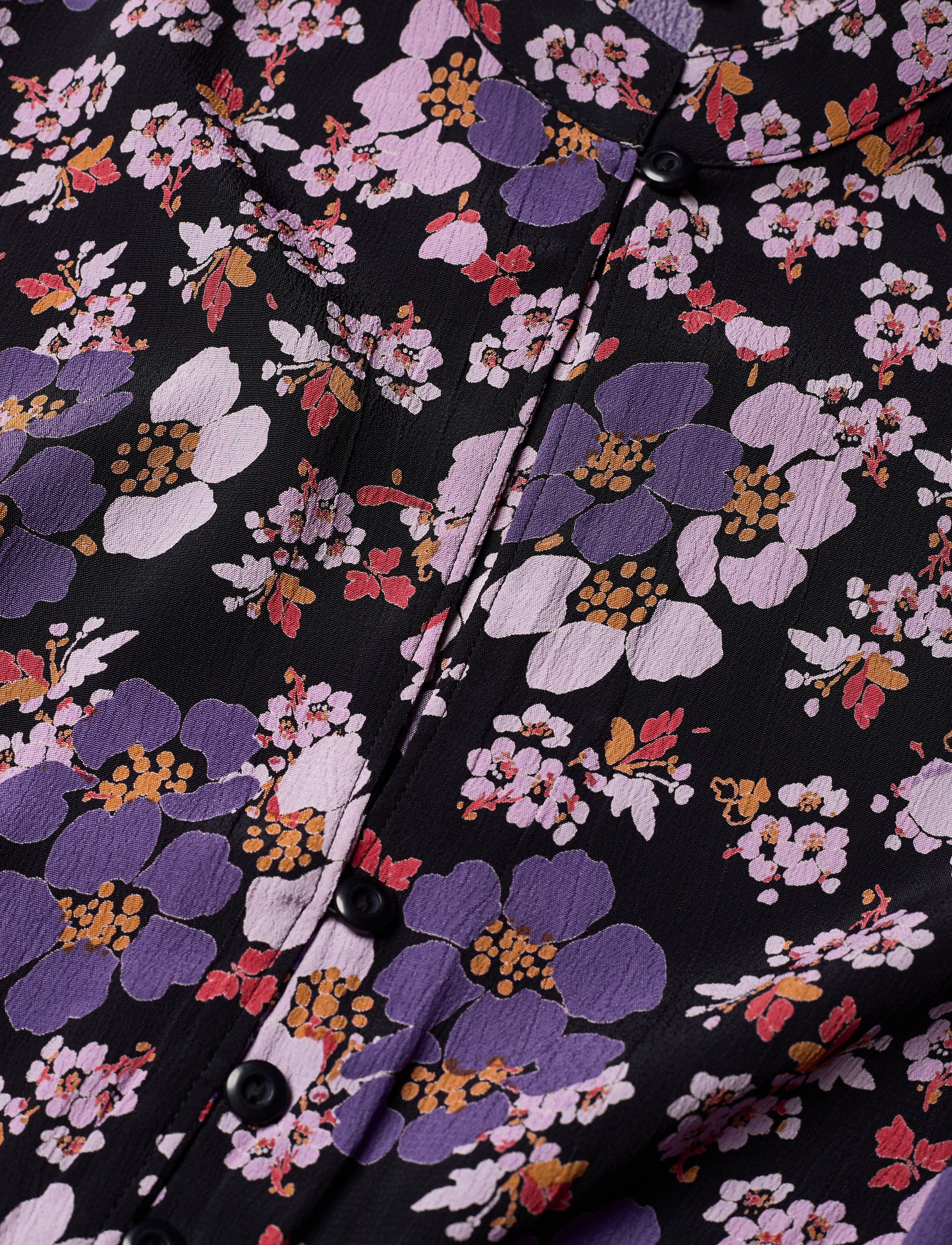 by Ti Mo - Pre Spring Top - purple flowers - 2