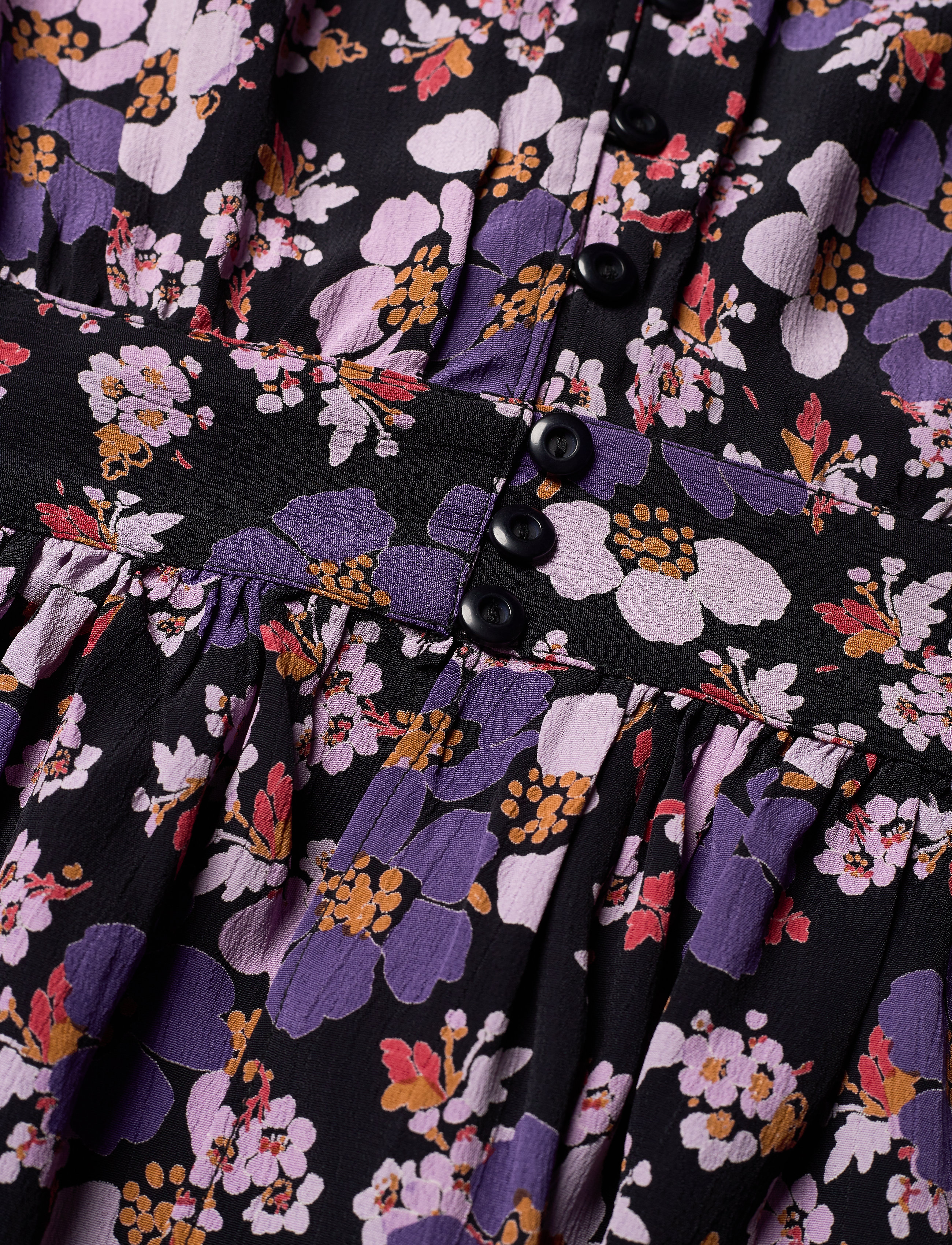 by Ti Mo - Pre Spring Top - purple flowers - 3