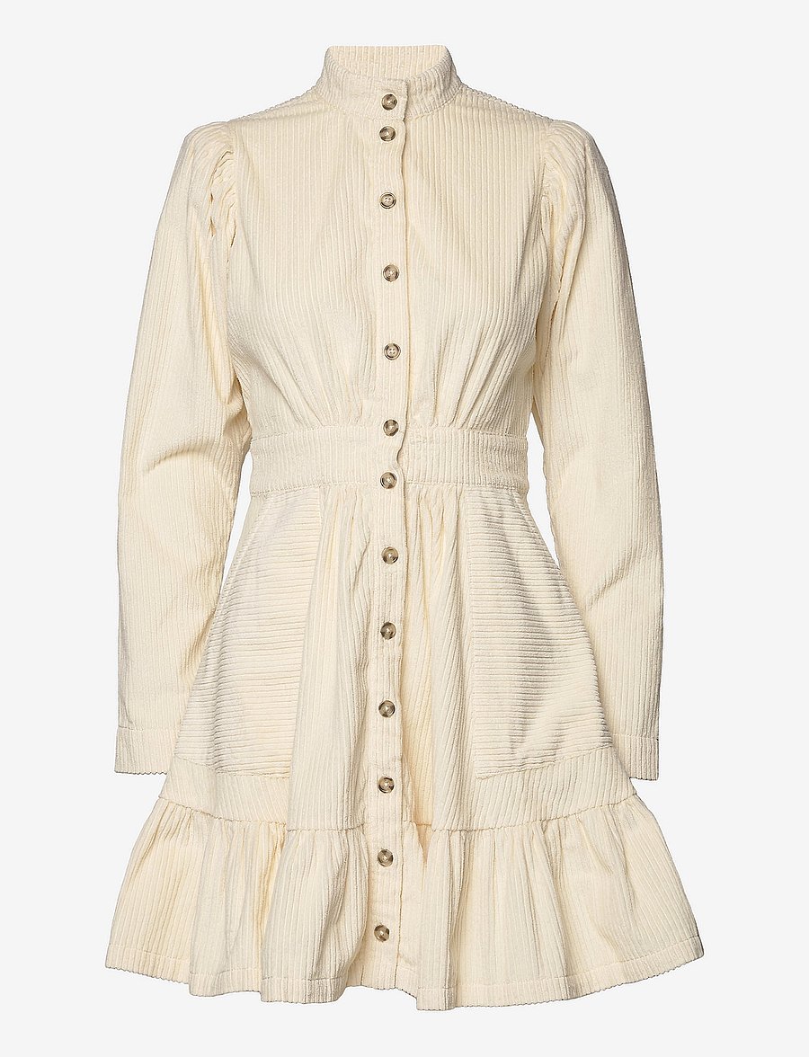 by Ti Mo - Corduroy Mini Dress - off white - 0