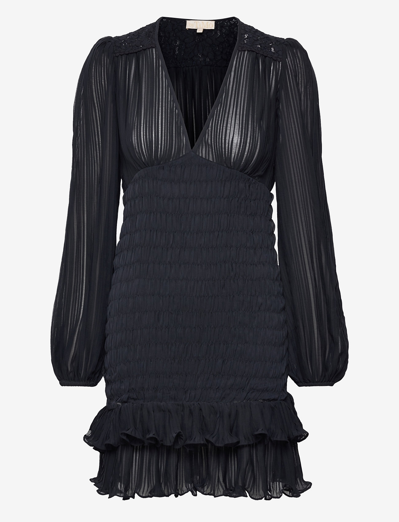 by Ti Mo - Plisse Mini Dress - navy - 0