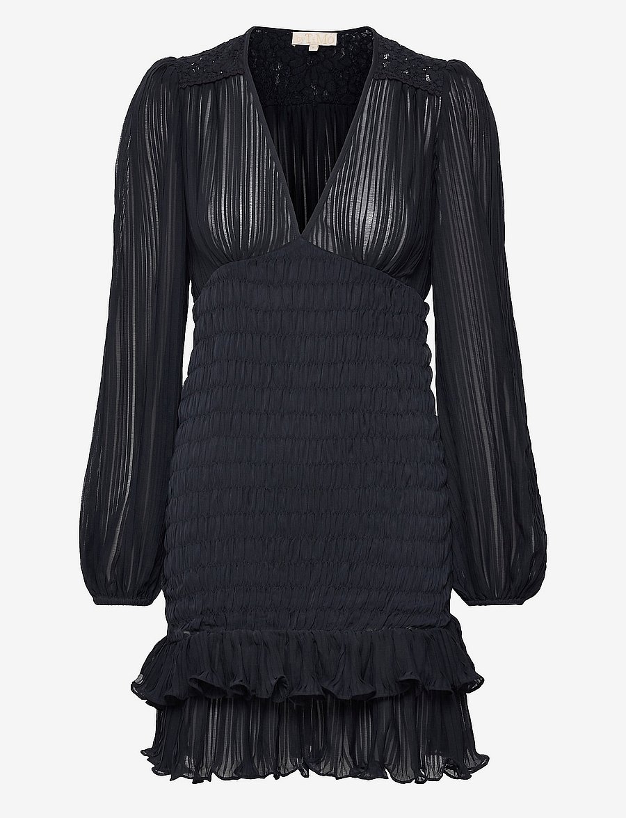 by Ti Mo - Plisse Mini Dress - navy - 0