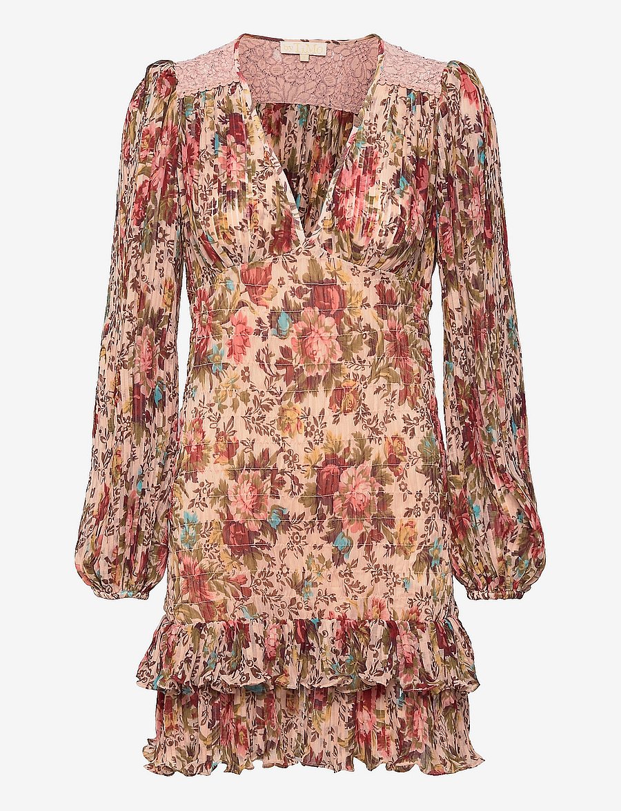 by Ti Mo - Plisse Mini Dress - vintage field - 0