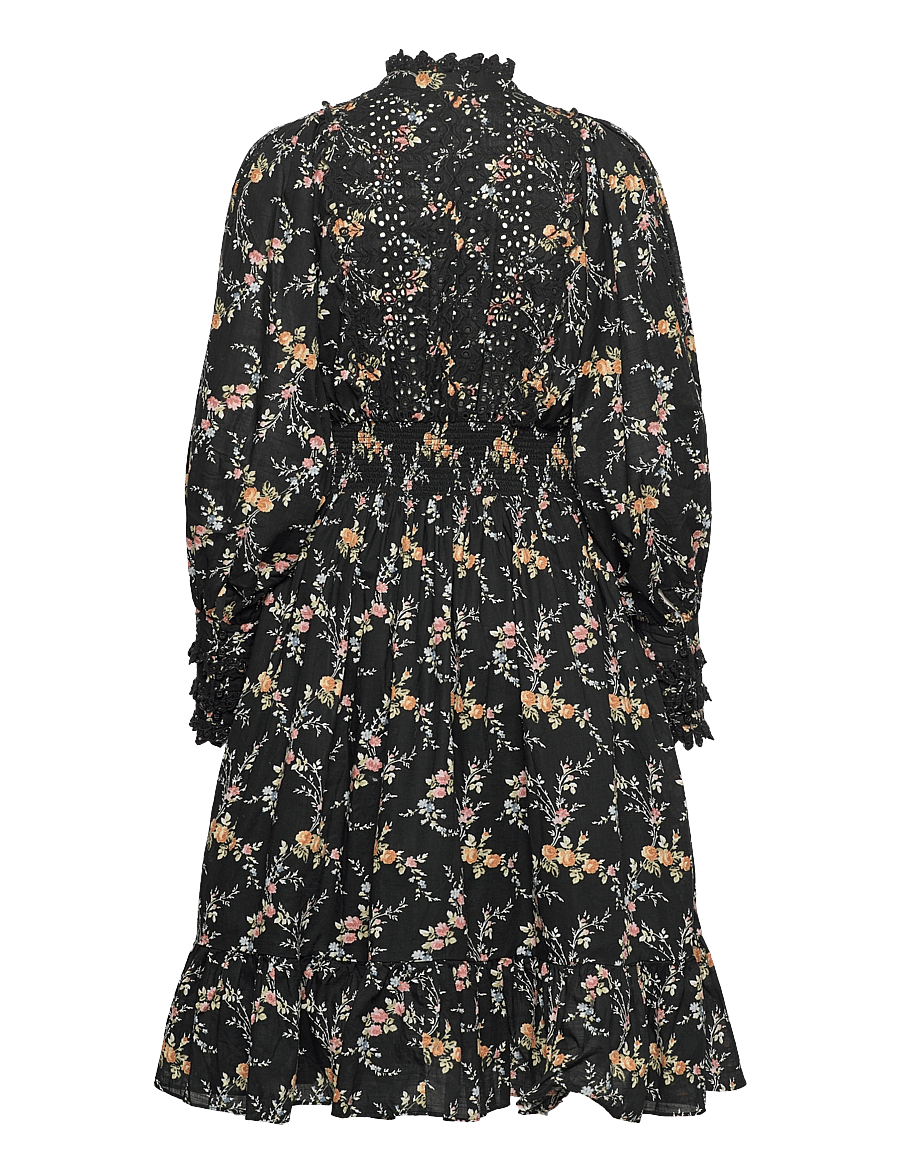by Ti Mo - Cotton Slub Midi Dress - 226 - midnight field - 1