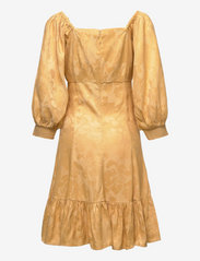 by Ti Mo - Jacquard Mini Dress - festtøj til outletpriser - yellow - 1